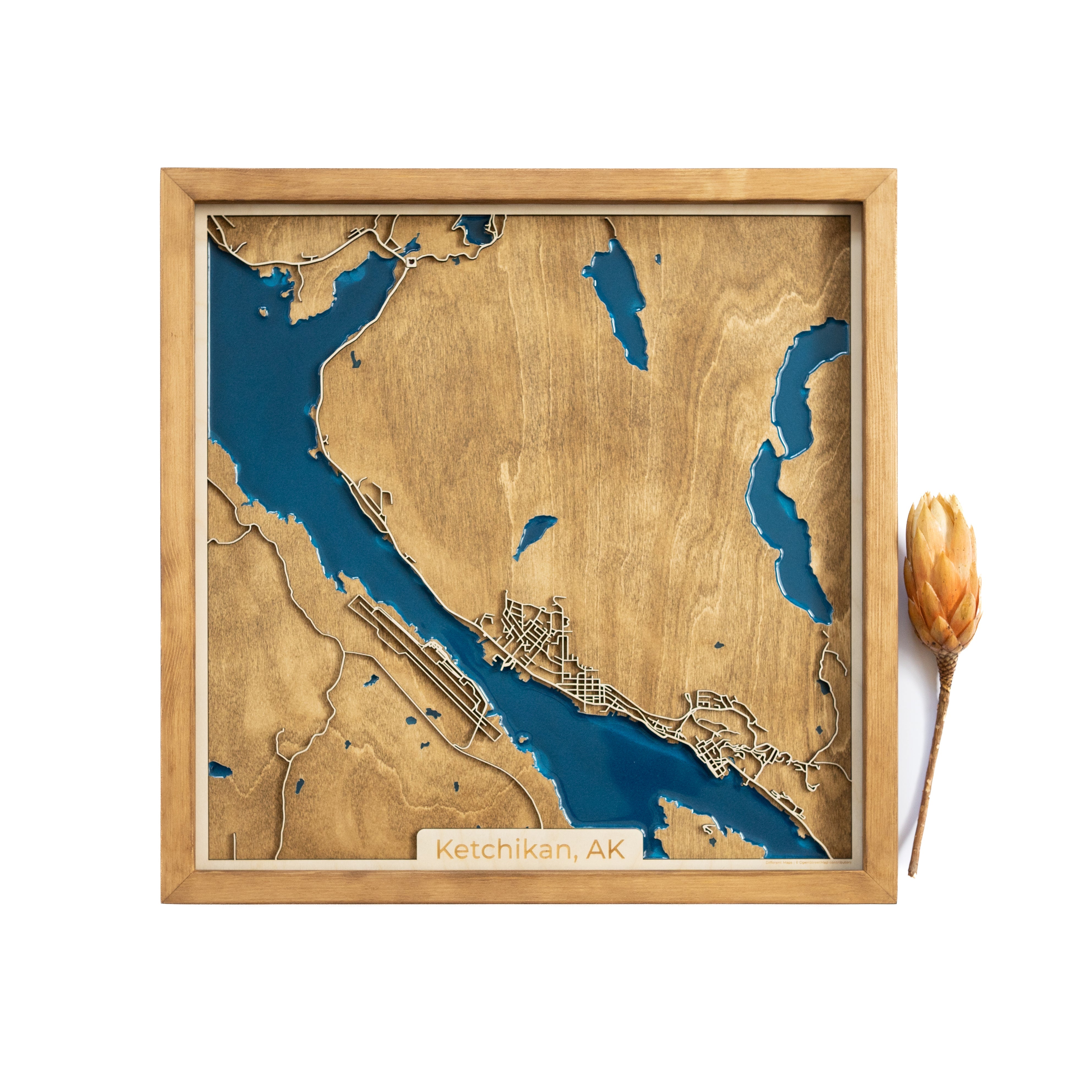 Ketchikan Wood Map