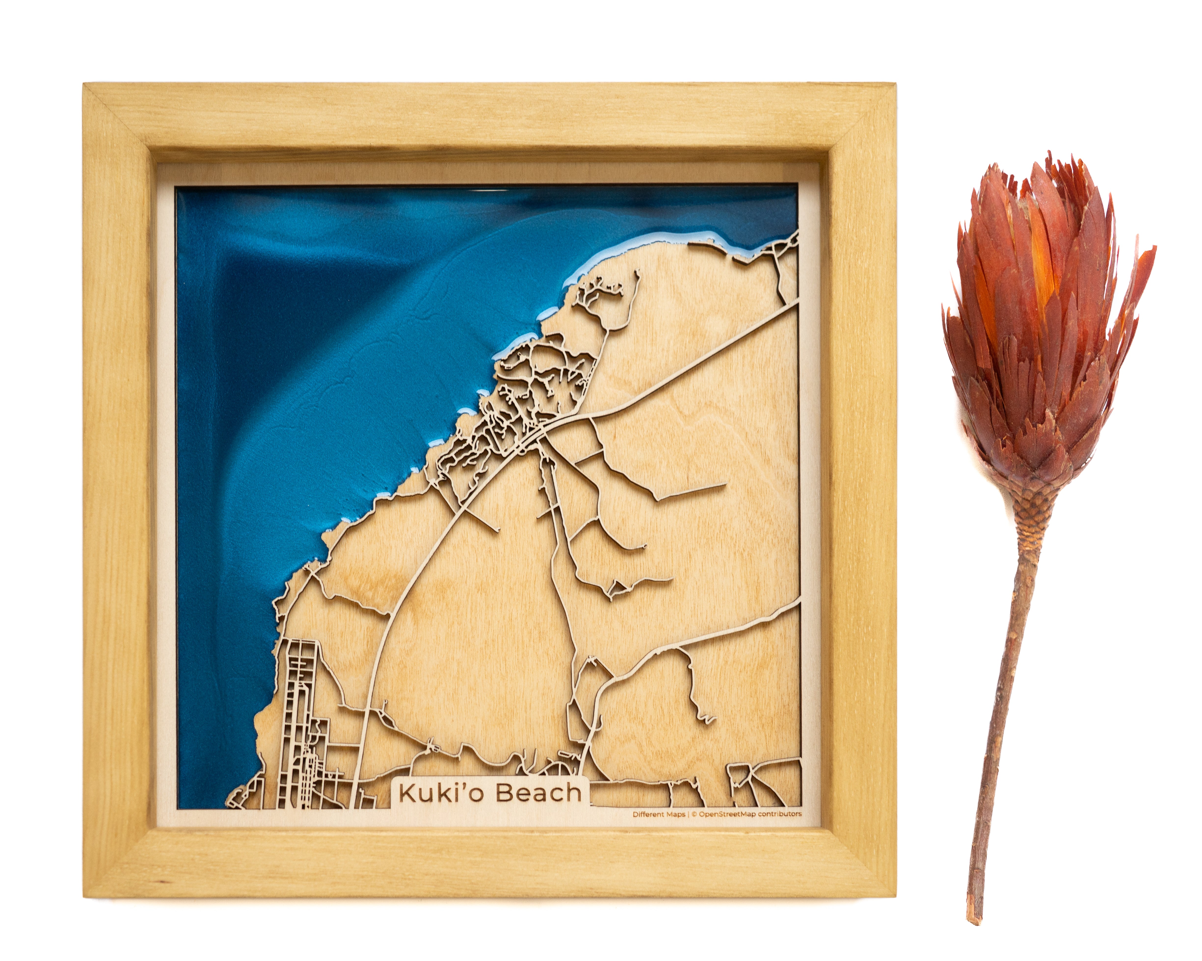 Kuki'o Beach Hawaii Personalized Gift Anniversary