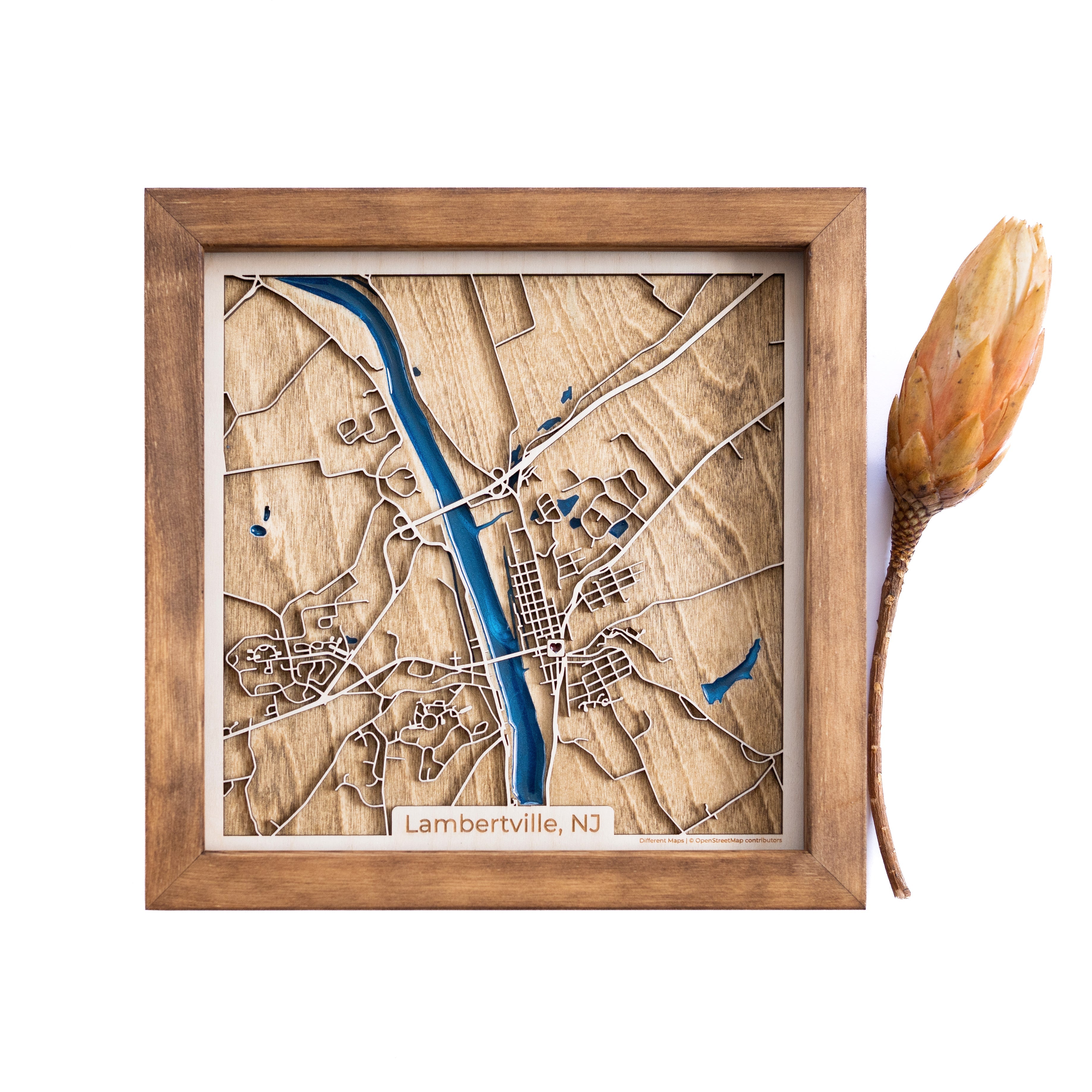 Lambertville Wood Map