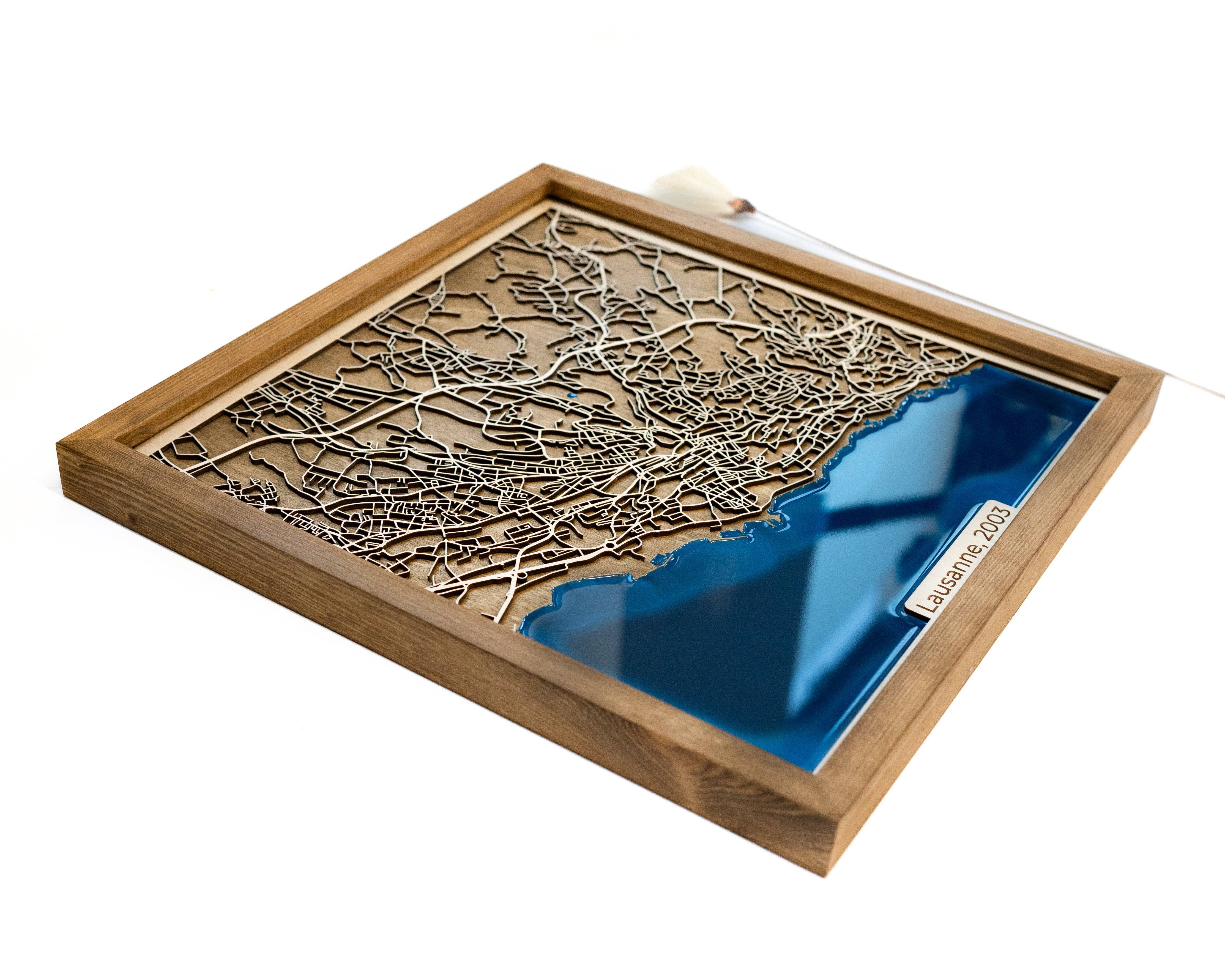 Lausanne Switzerland Map