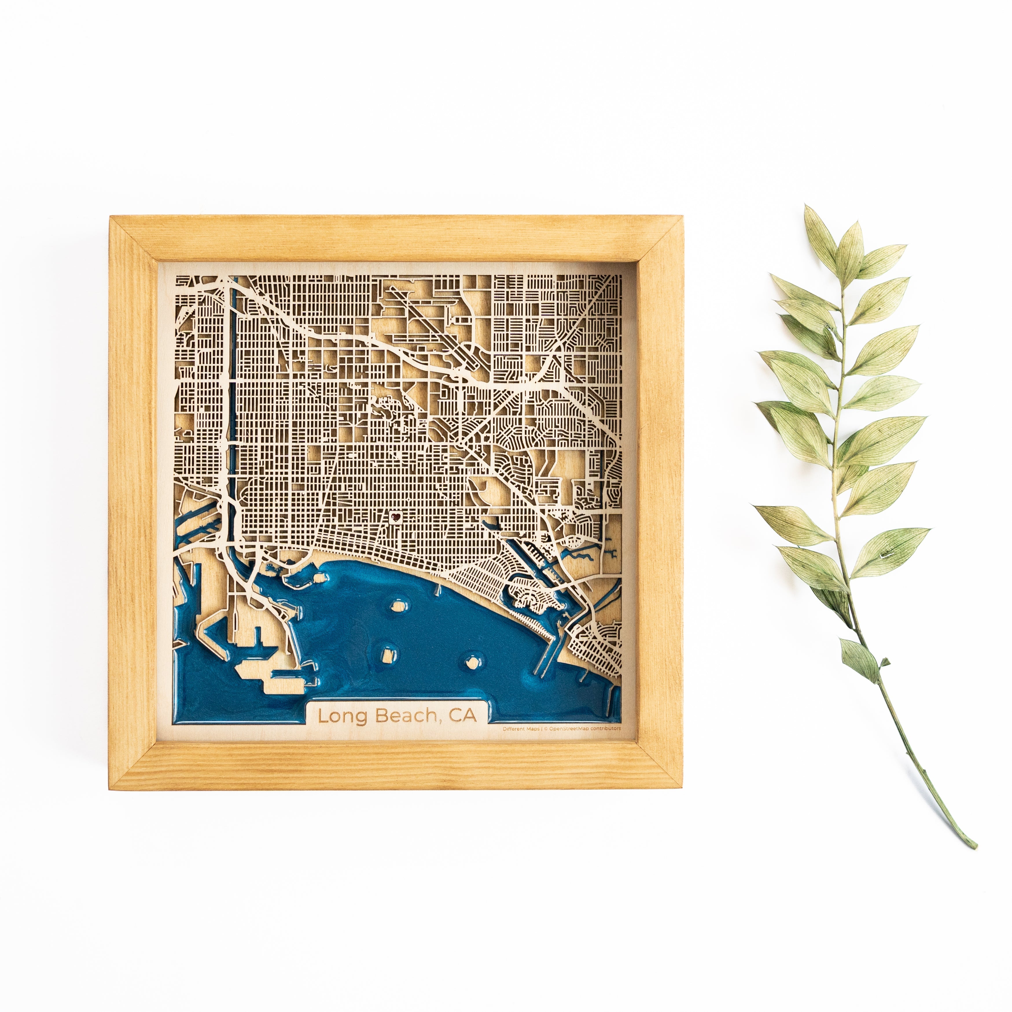 Long Beach Wood Map
