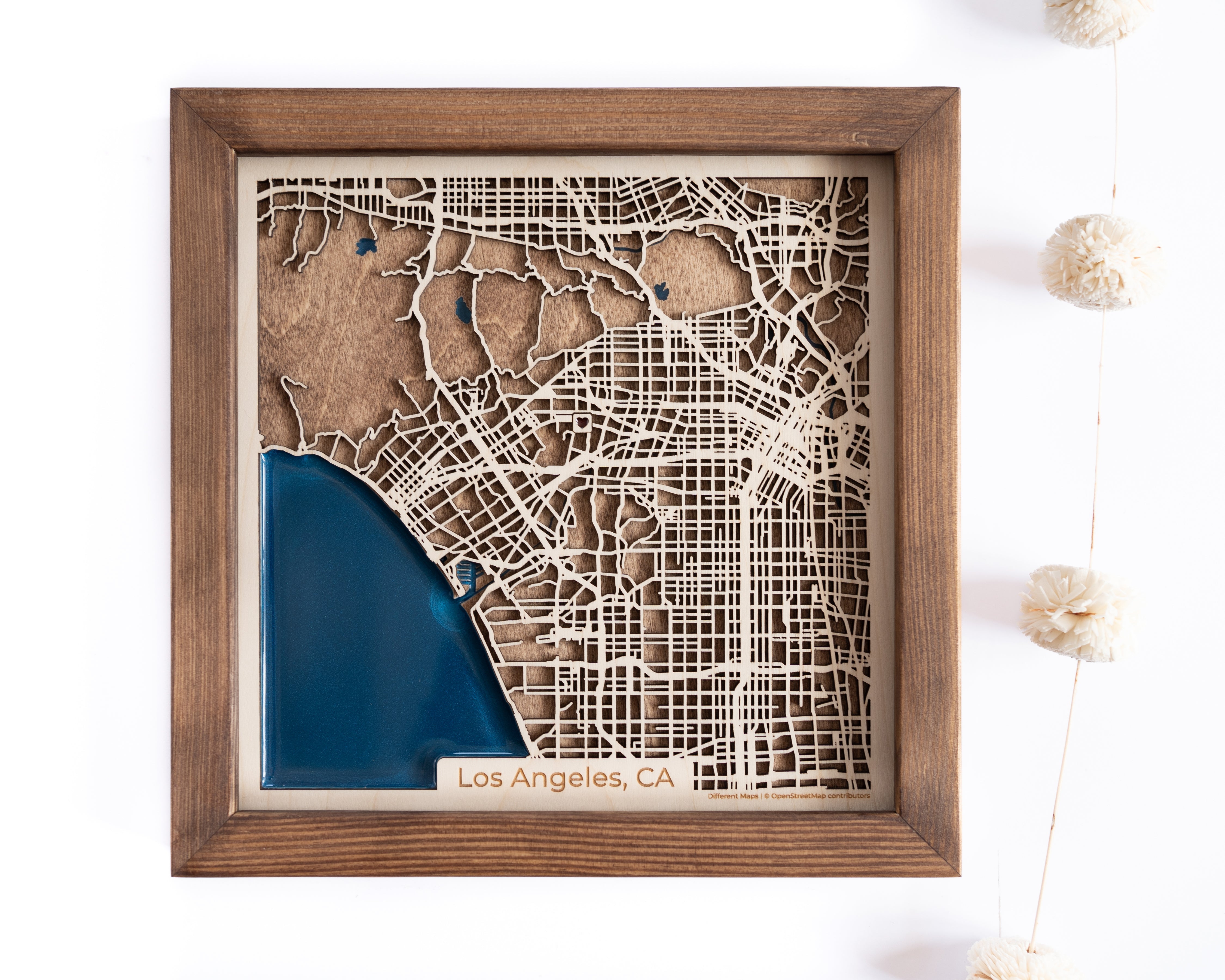 Los Angeles Wood Map