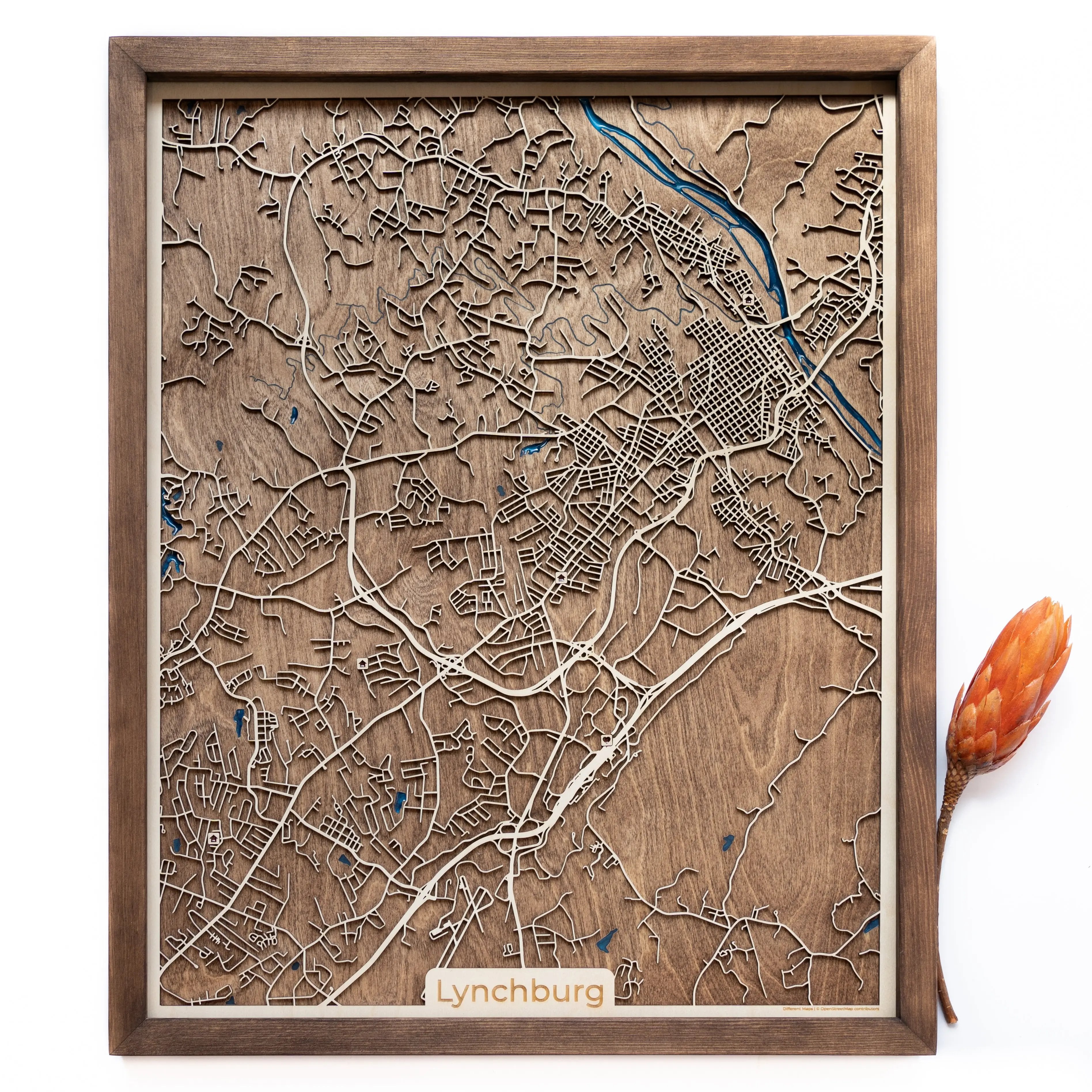 Lynchburg Wood Map