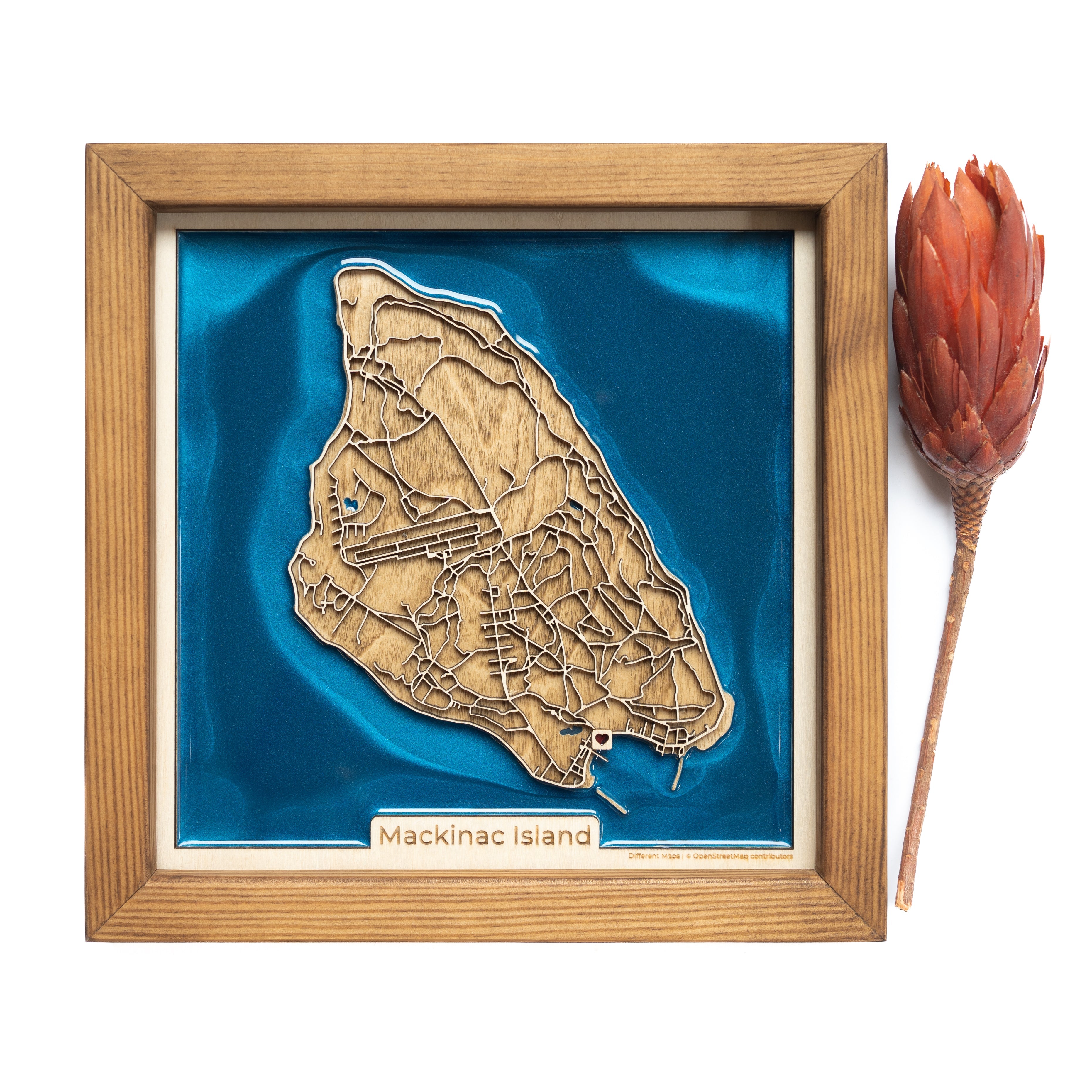 Mackinac Island Wall Map