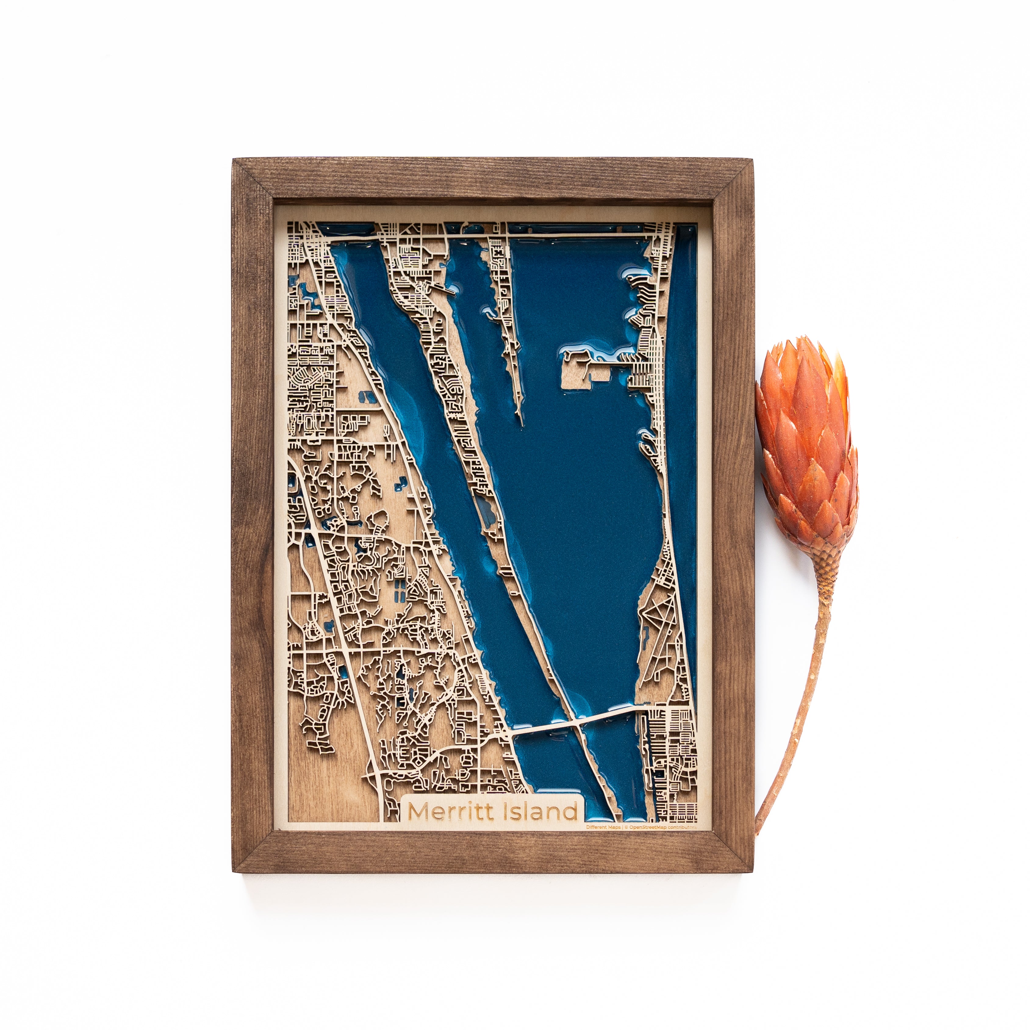 Merritt Island Wood Map