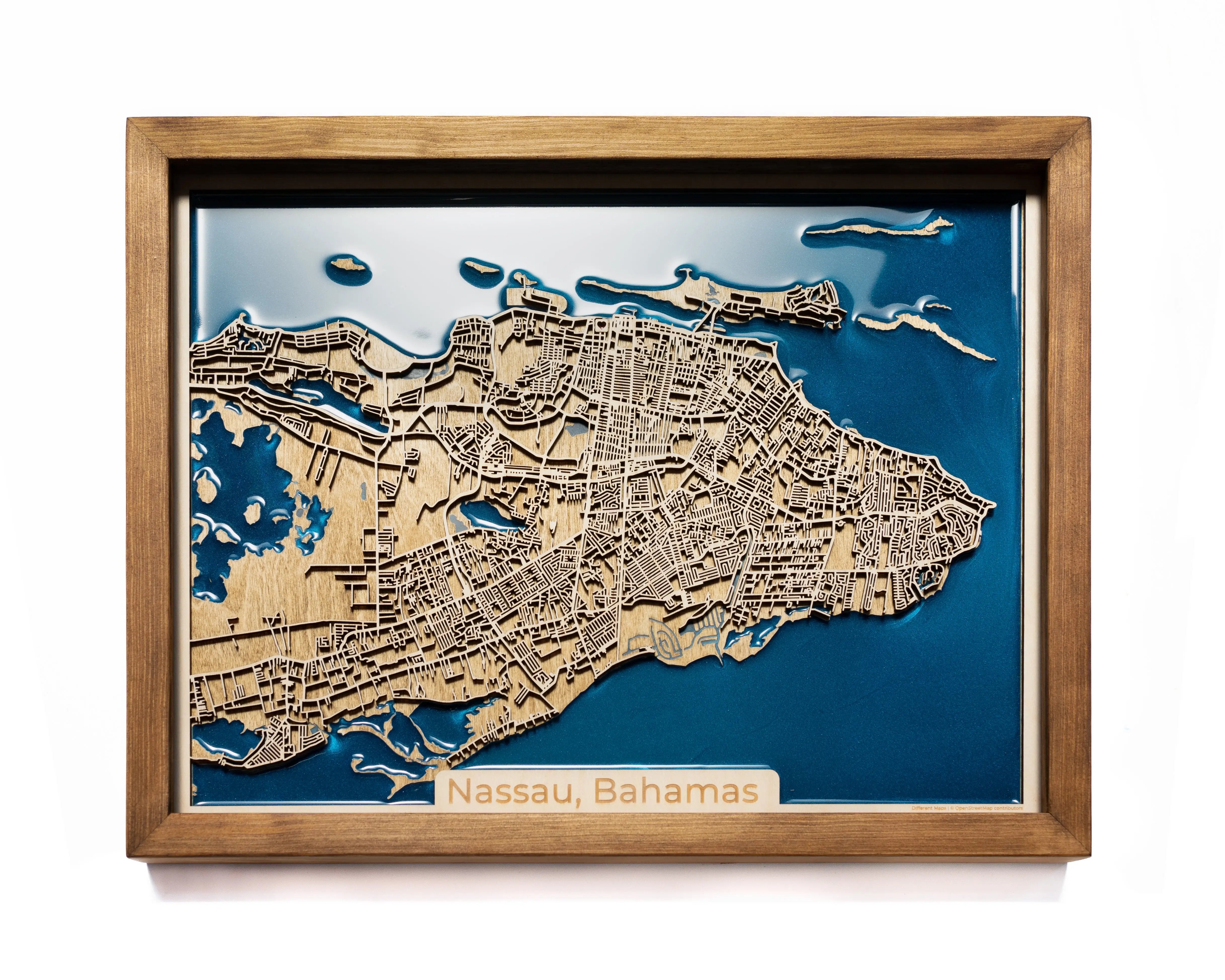 Nassau Wood Map