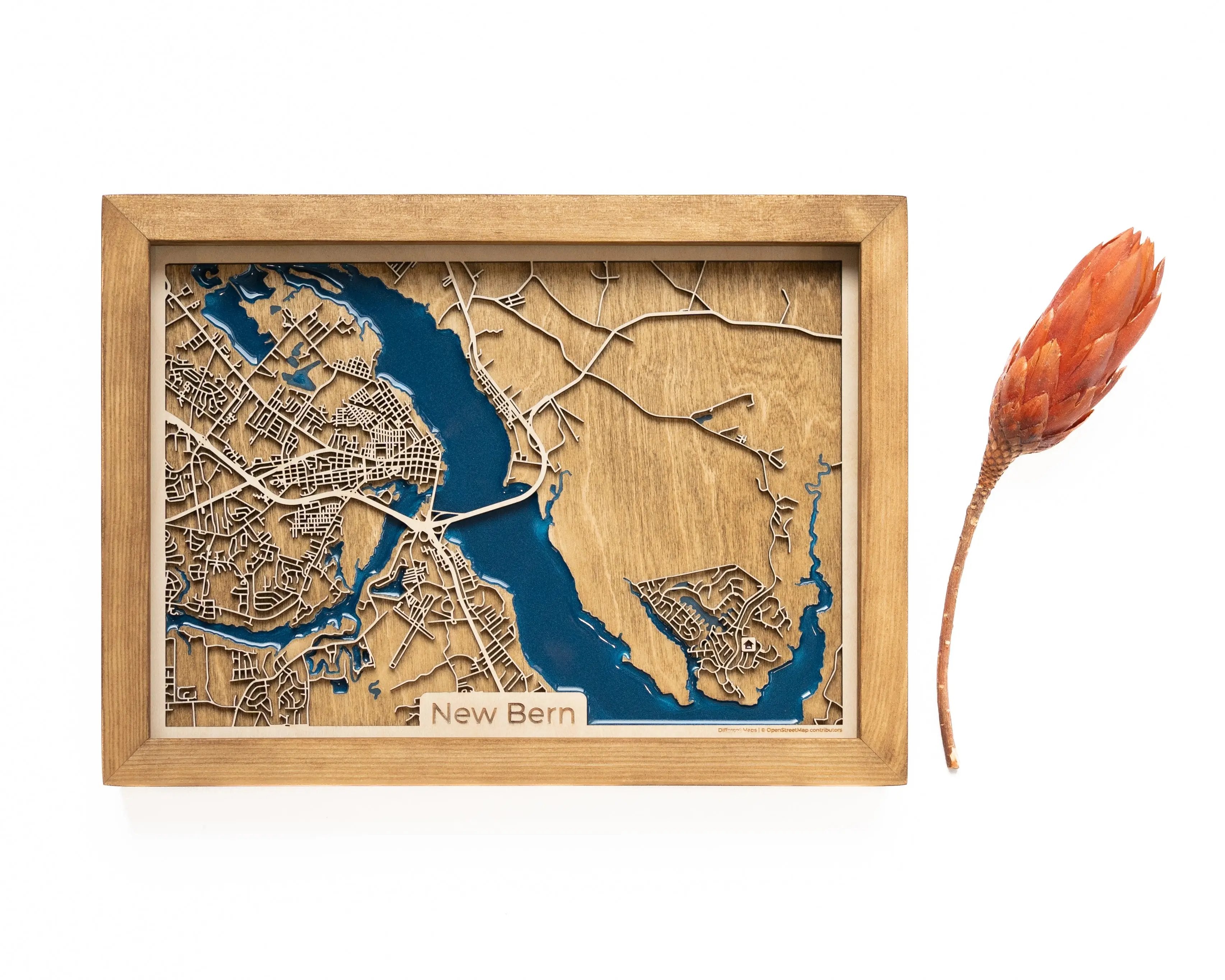 New Bern Wood Map