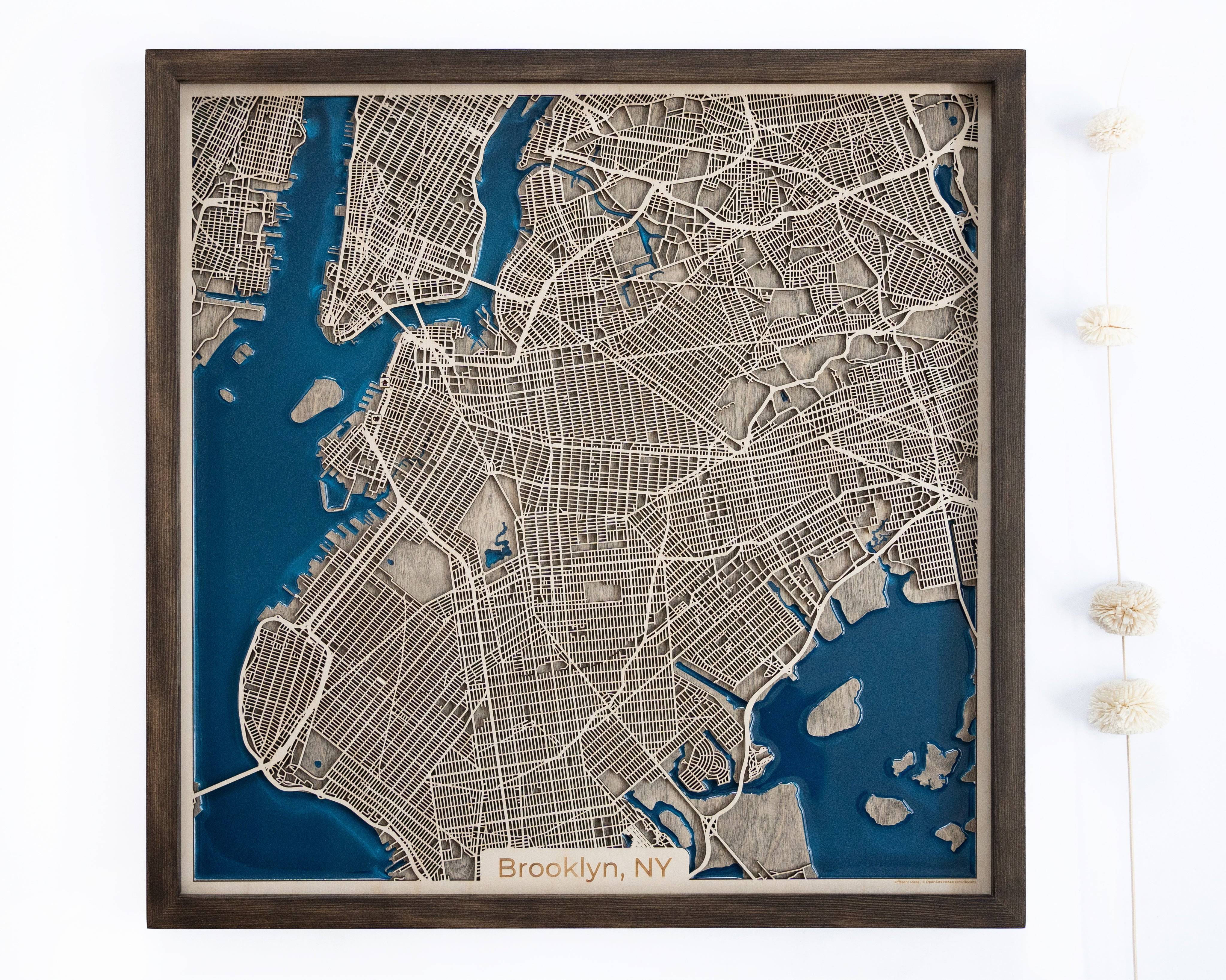 Brooklyn Wood Map