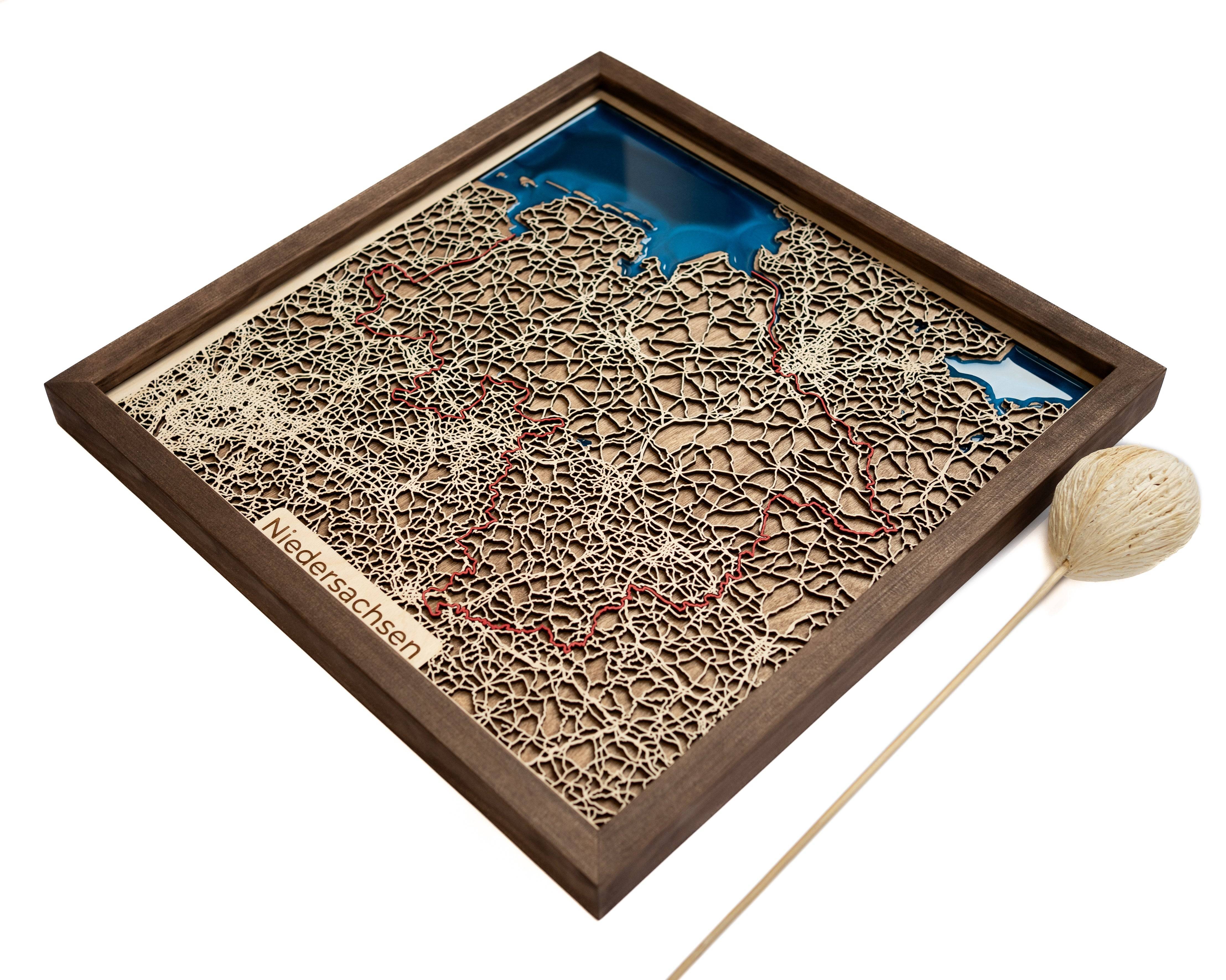 Lower Saxony Germany Map