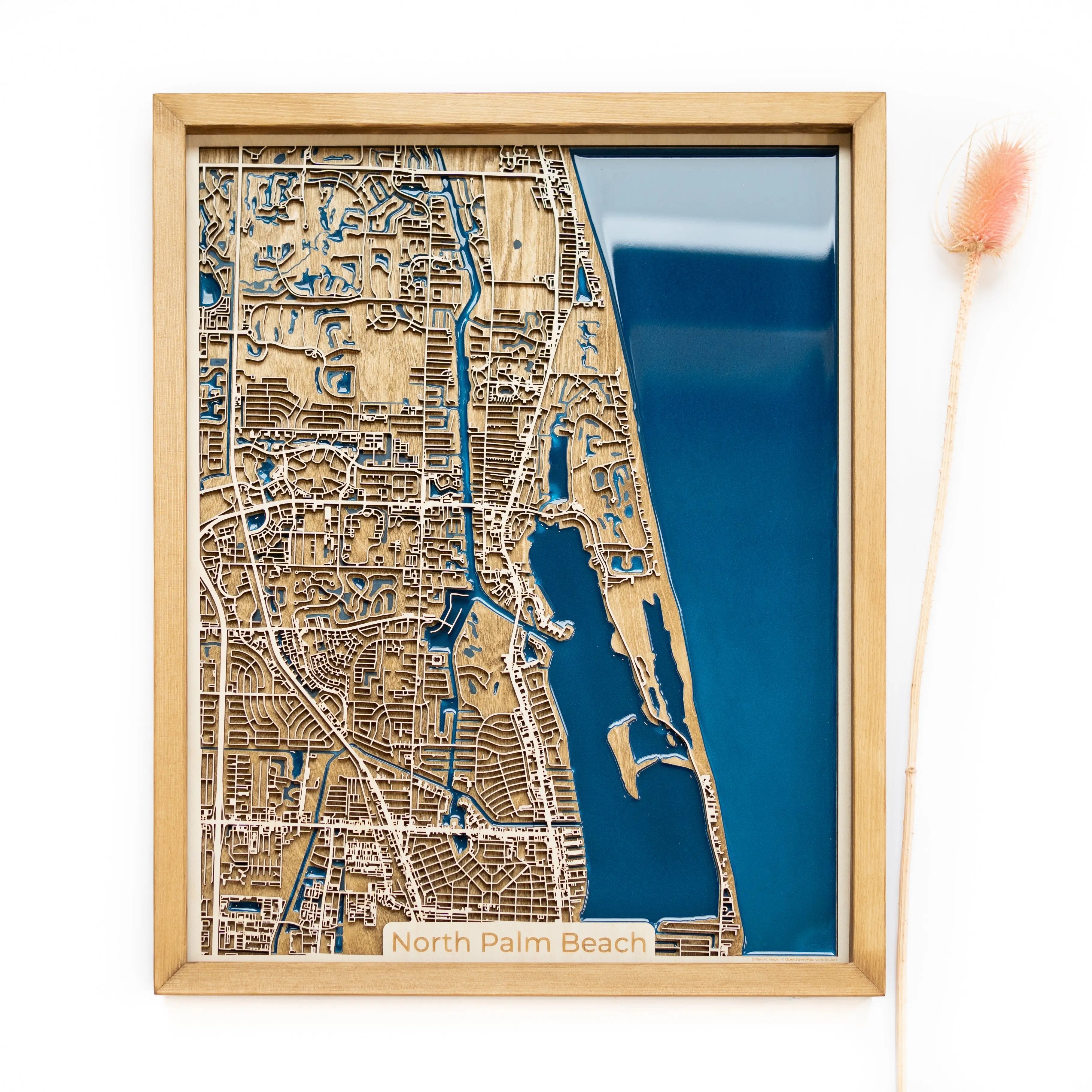 North Palm Beach Wood Map