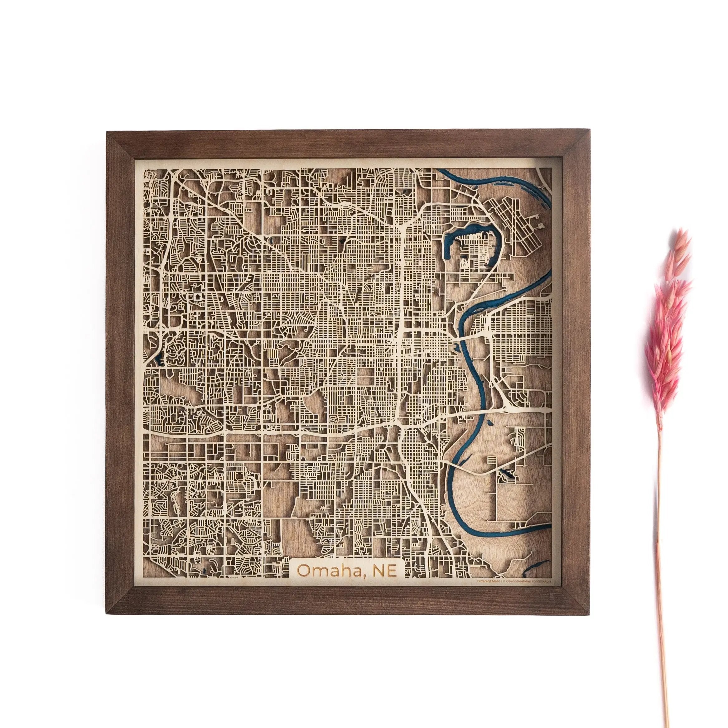 Omaha Wood Map