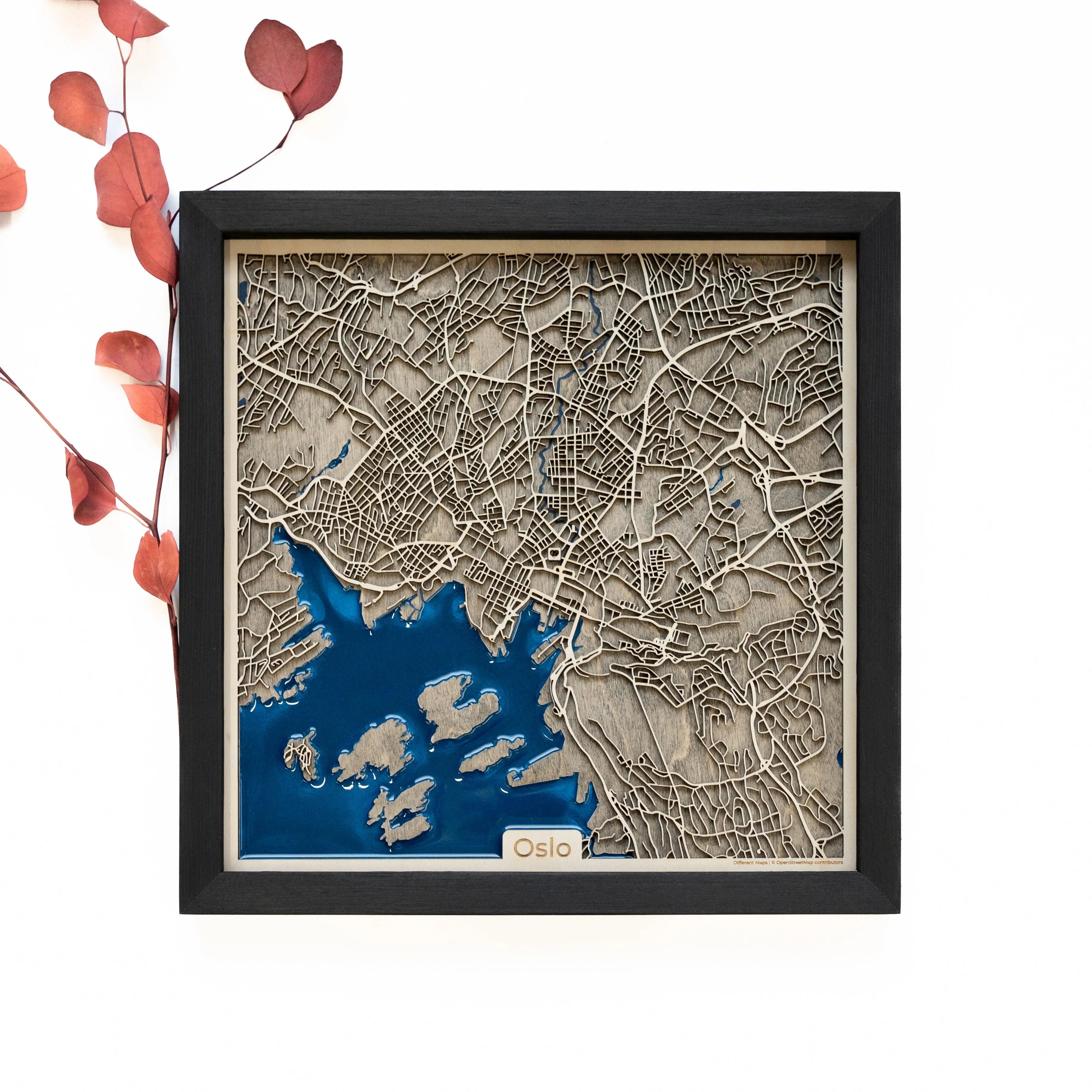 Oslo Wood Map