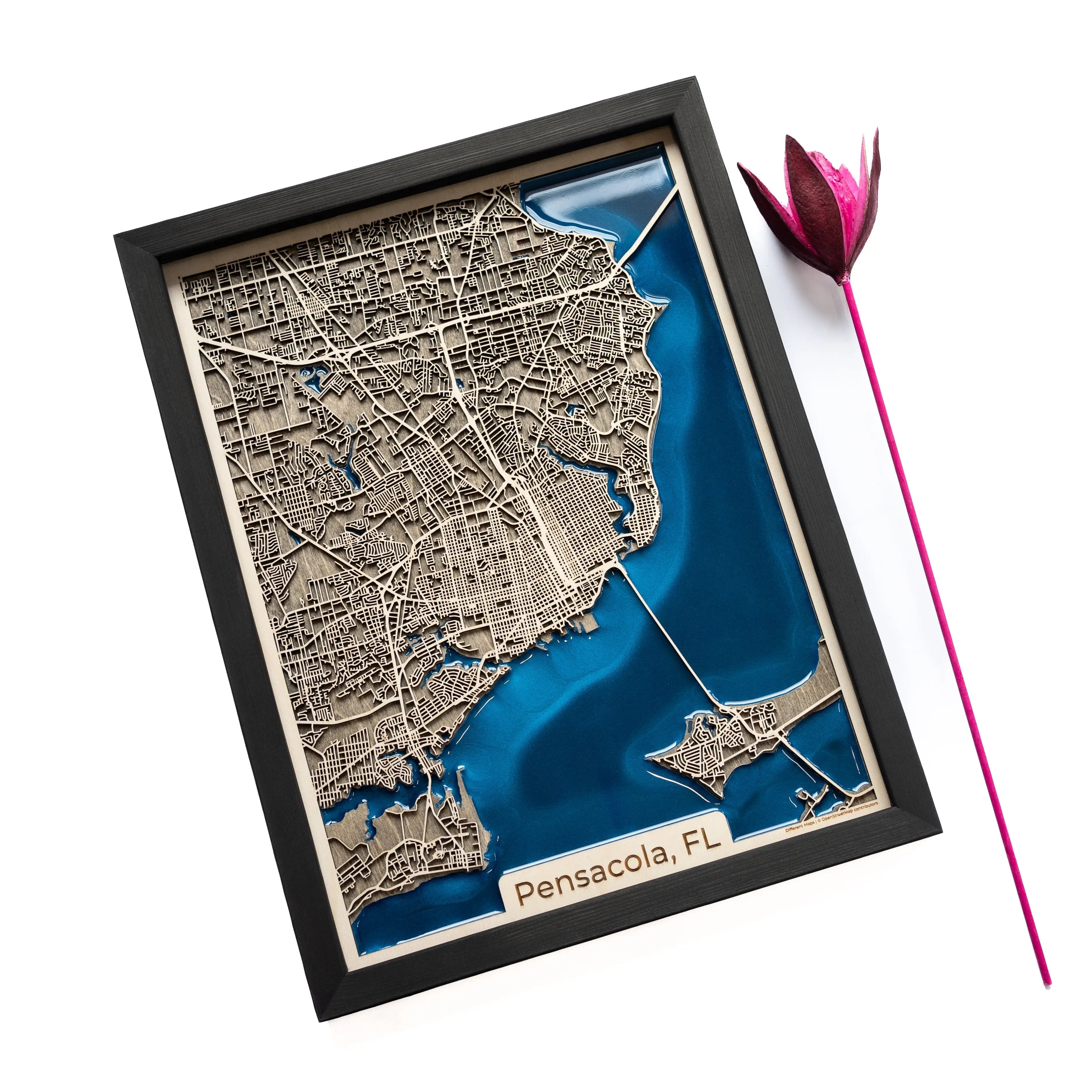 Pensacola Map Gift