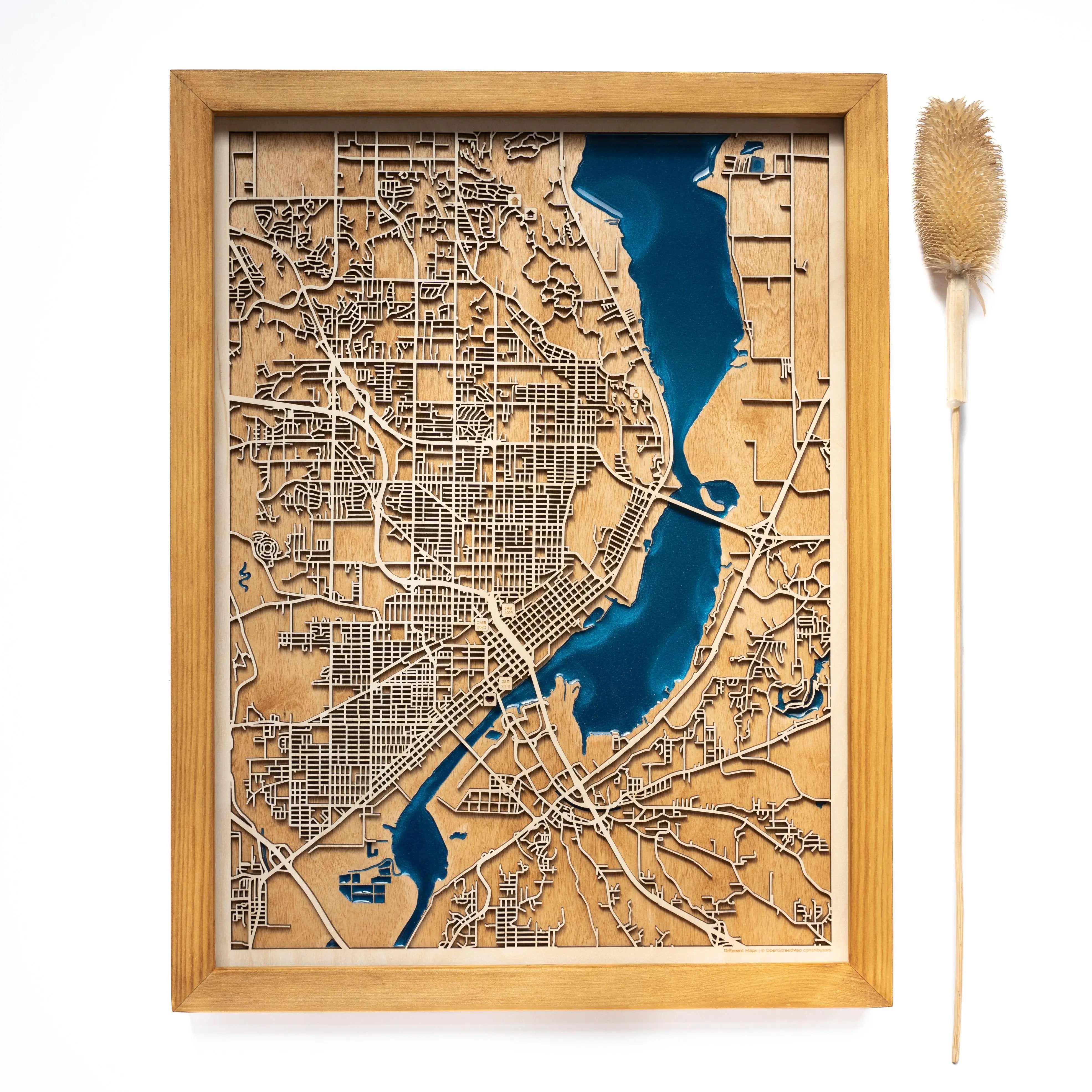 Peoria Heights Wood Map