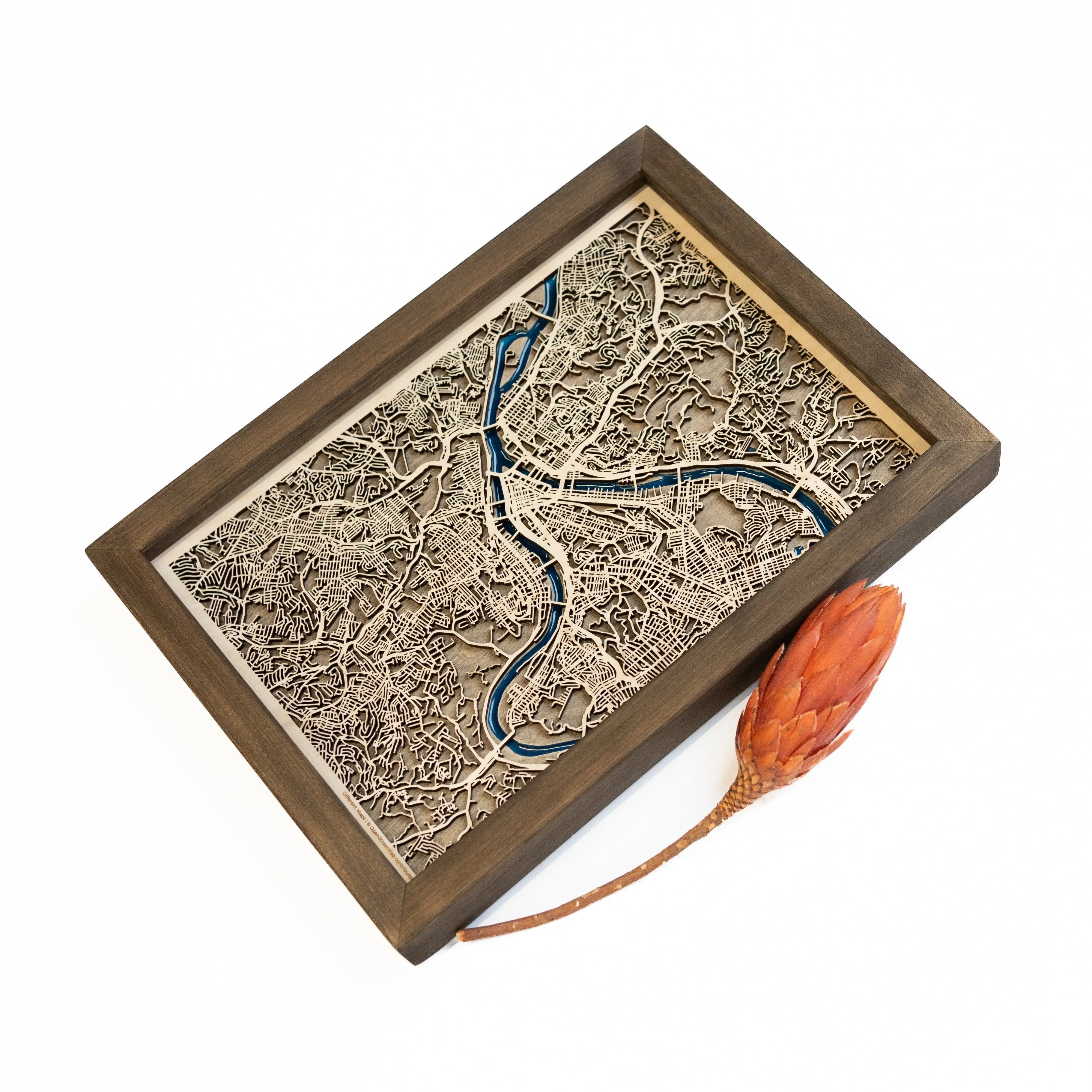 Pittsburgh Wood Map