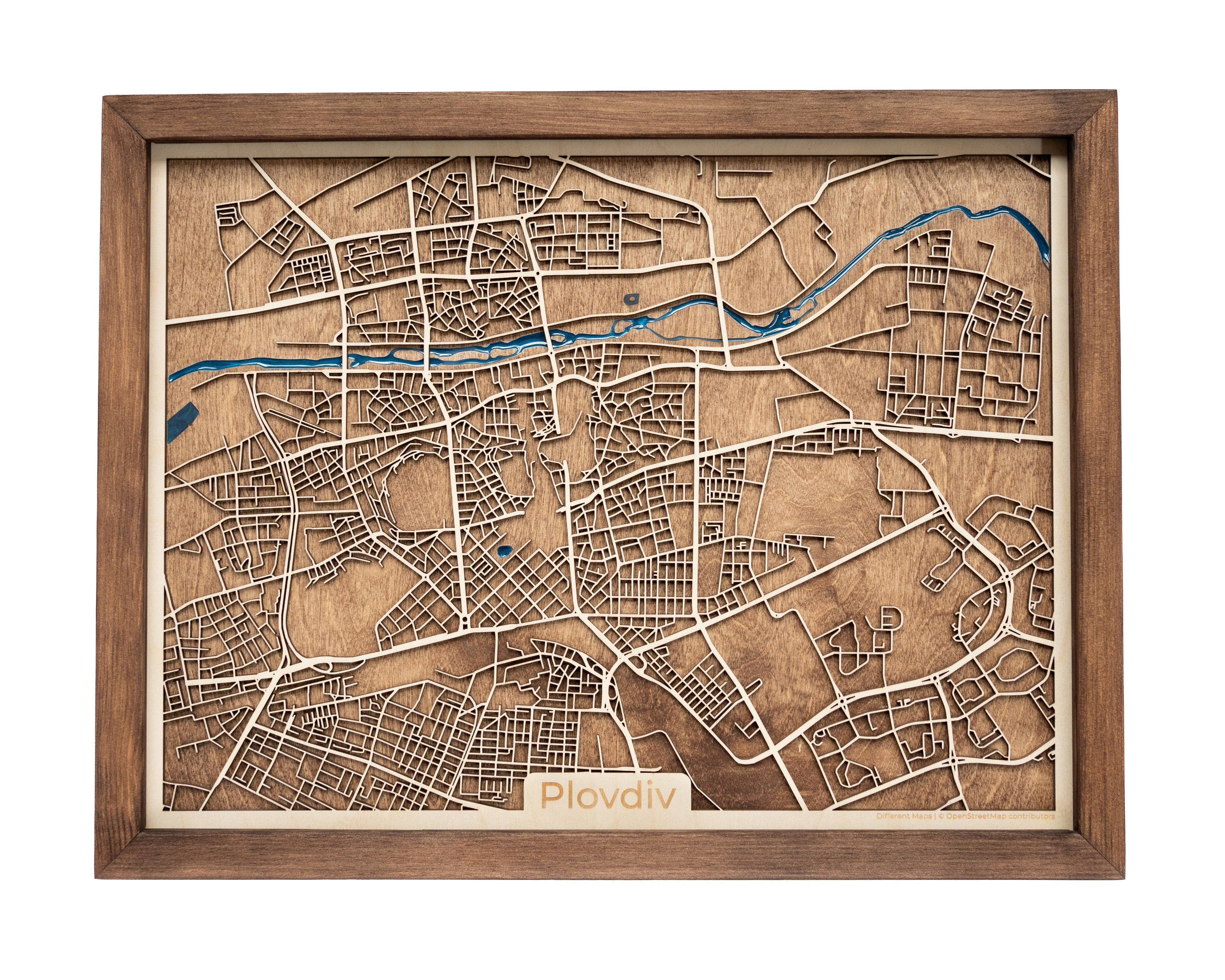 Plovdiv Map