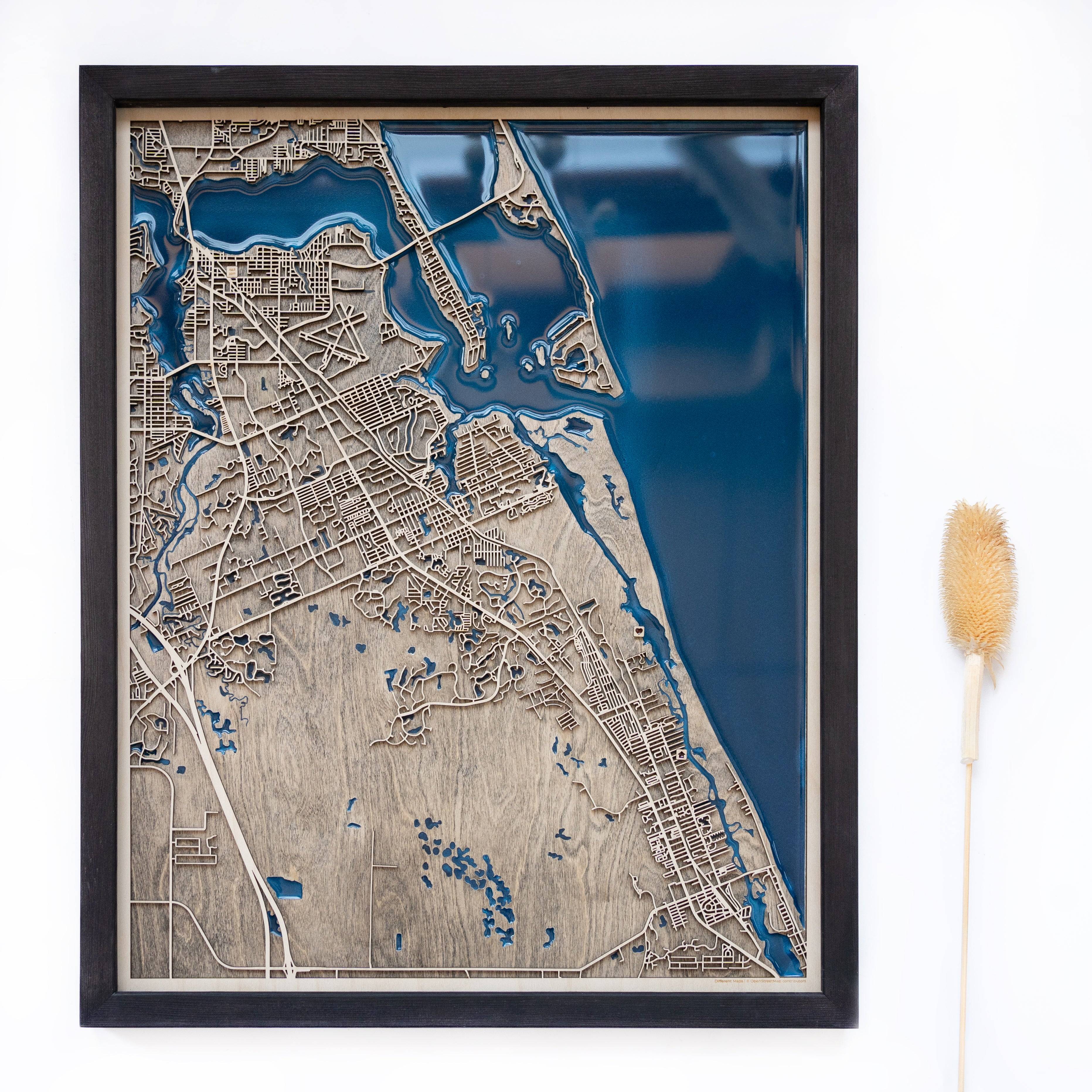 Port St. Lucie Wood Map