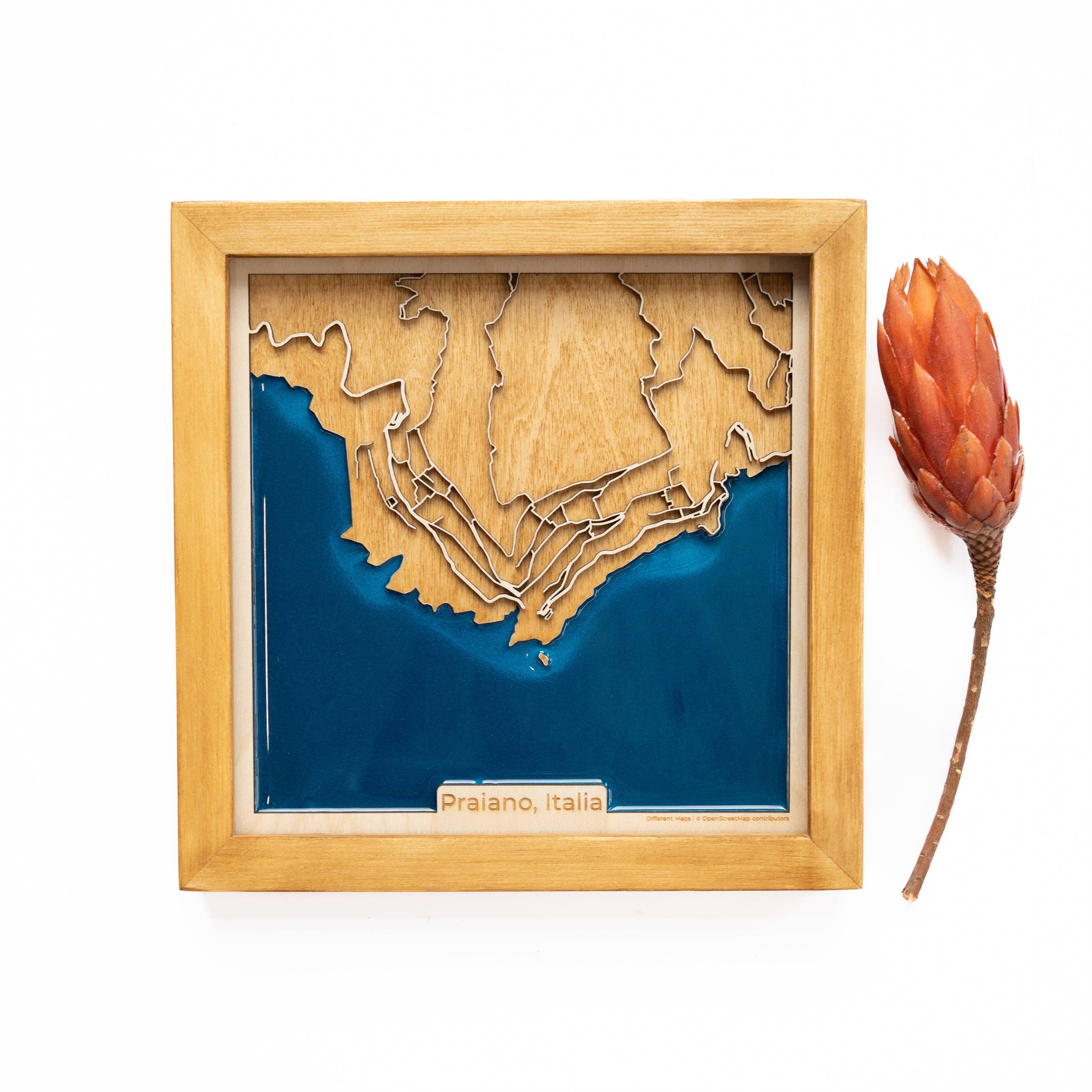 Praiano Wood Map