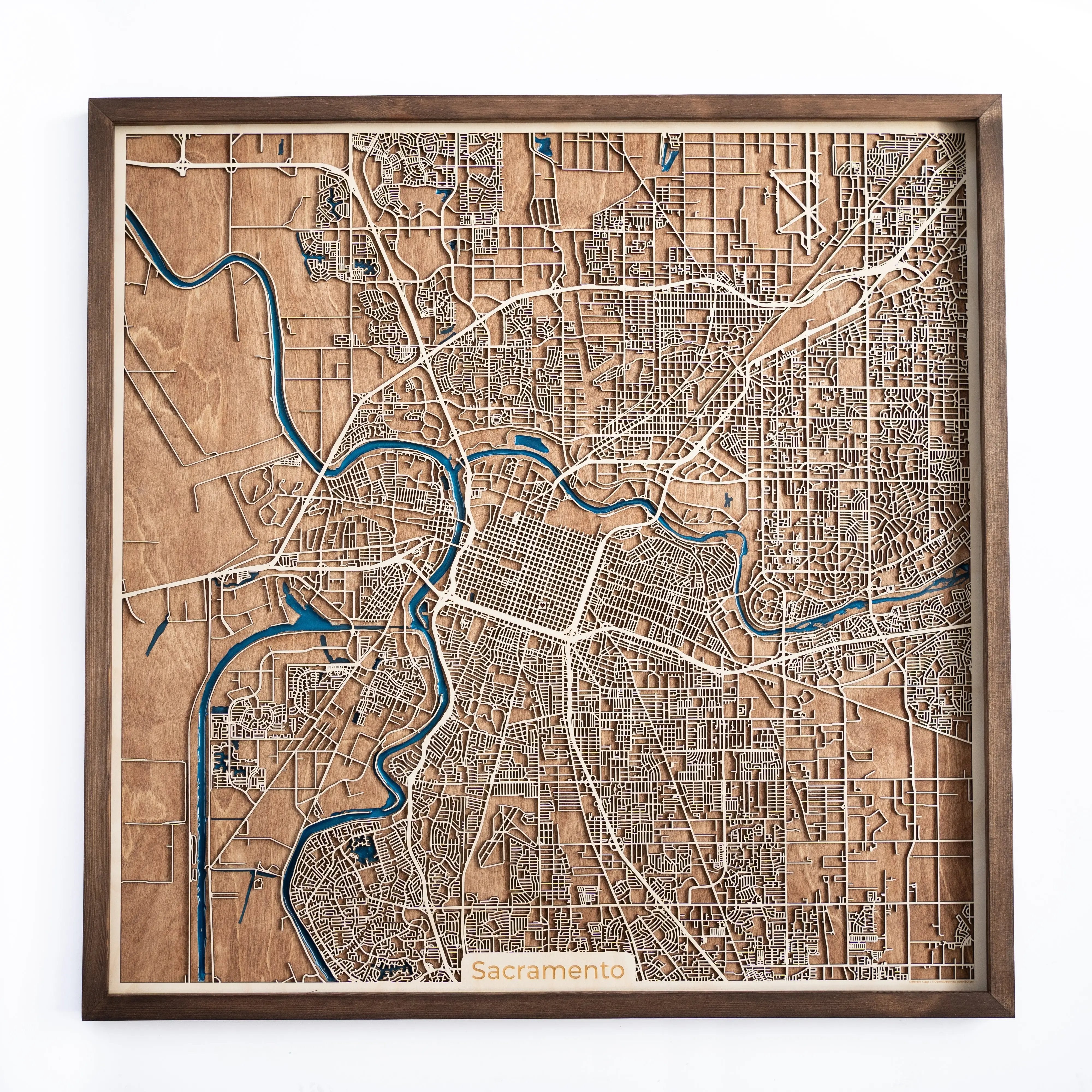 Sacramento Wood Map