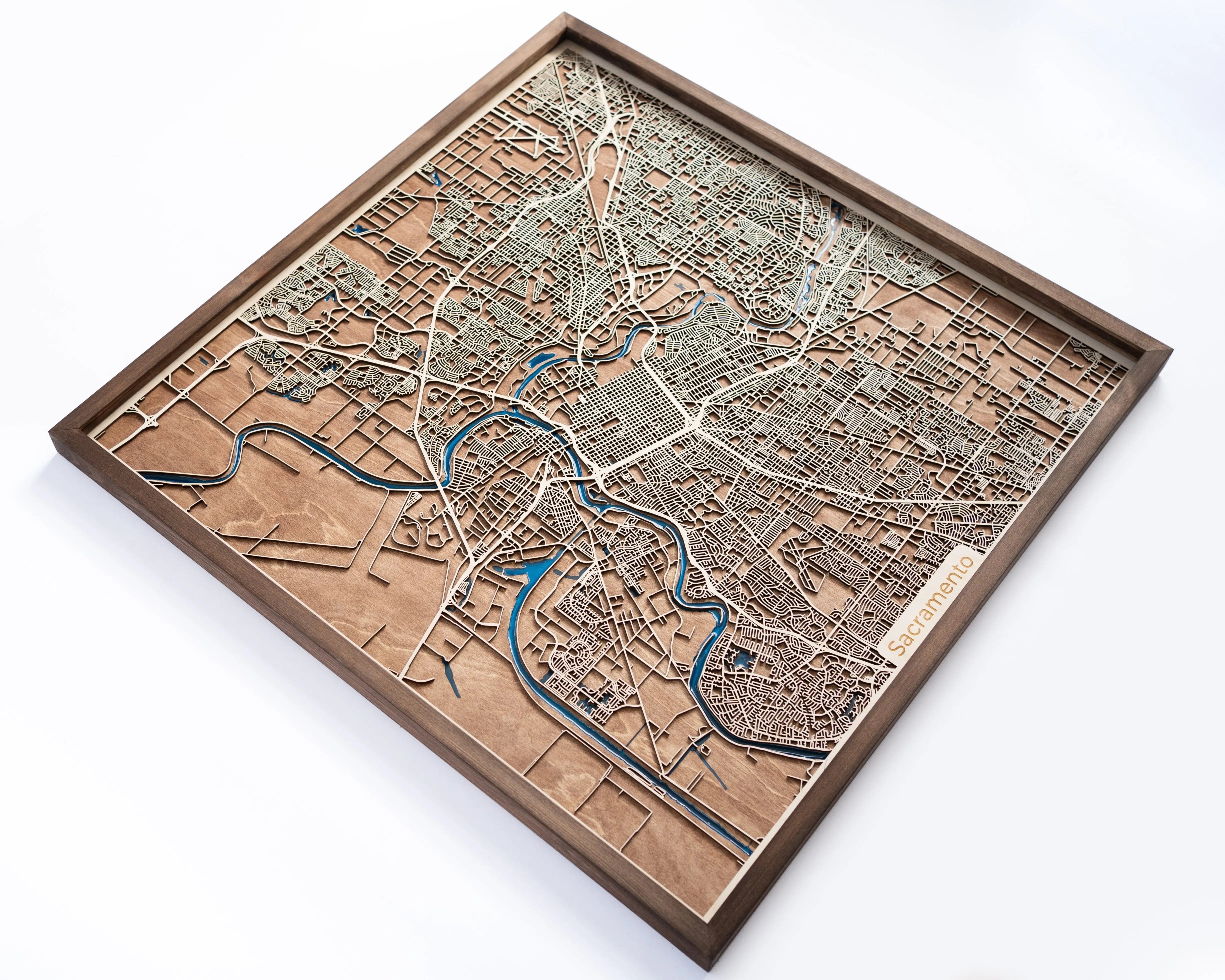 Sacramento Wood Map