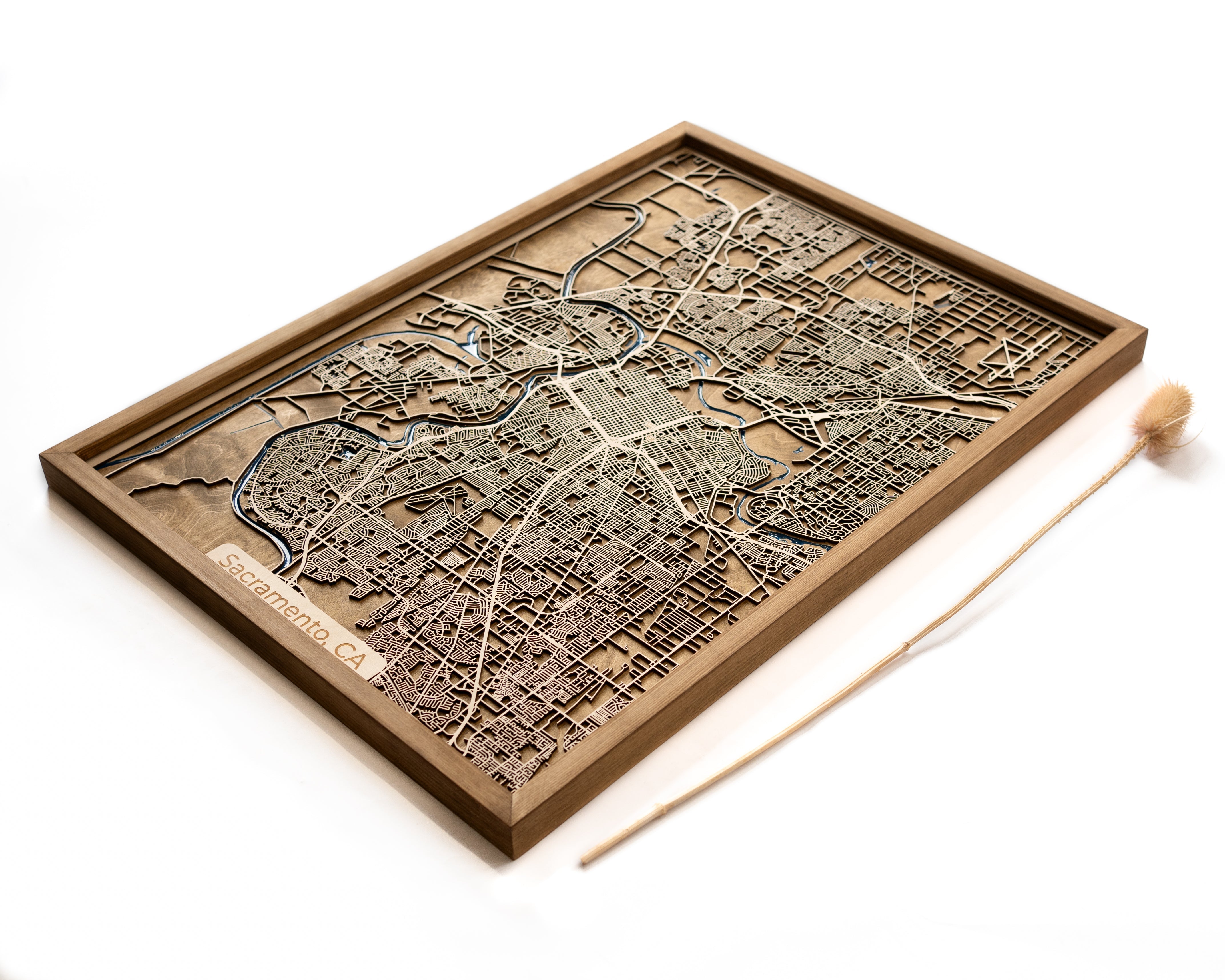Sacramento Wood Map