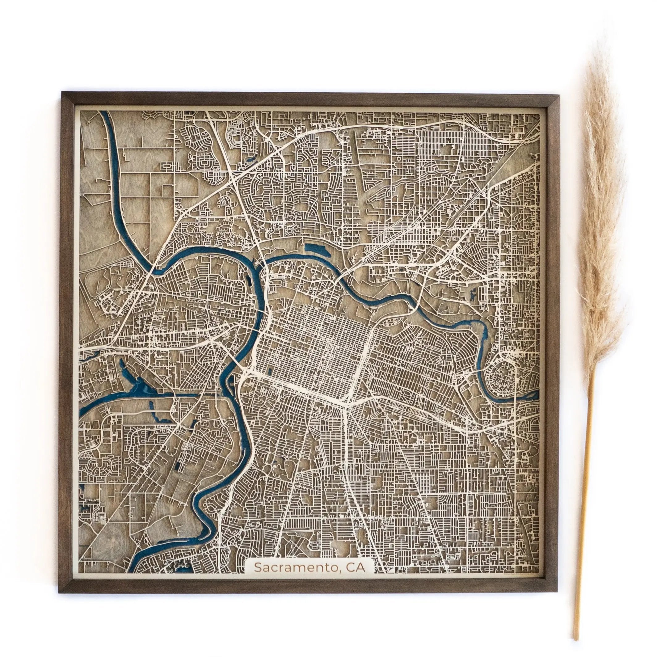 Sacramento Wood Map