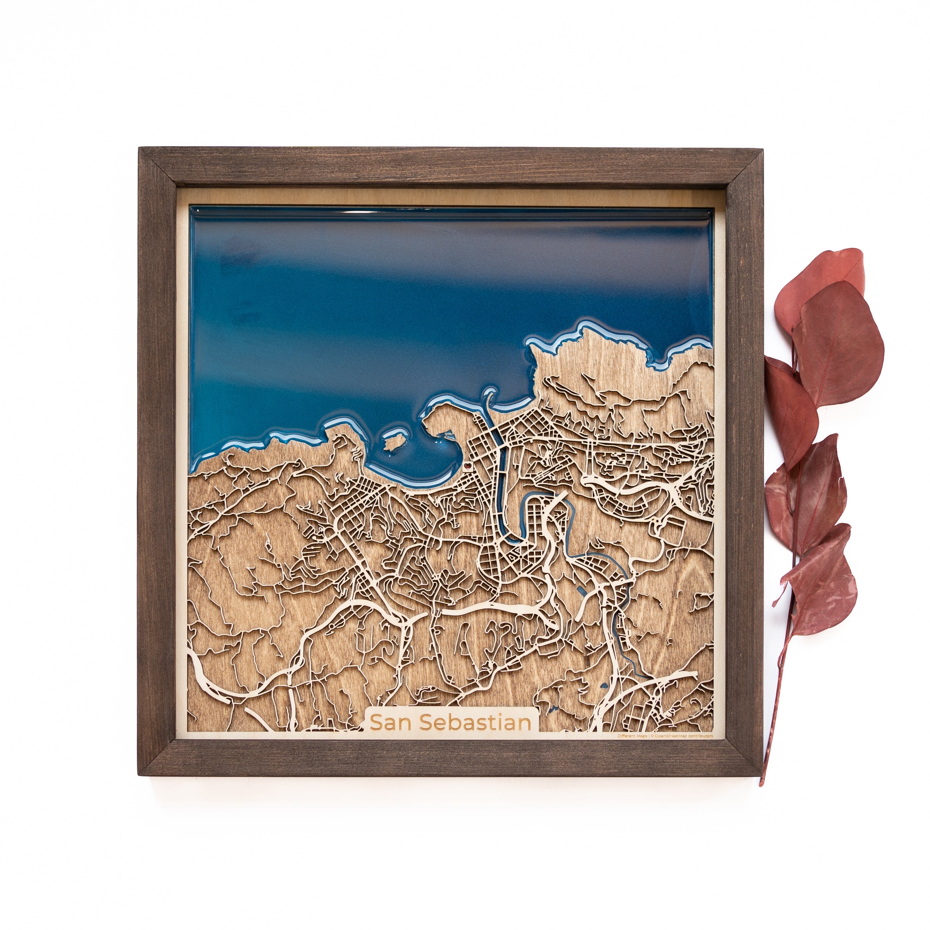 San Sebastian Wood Map