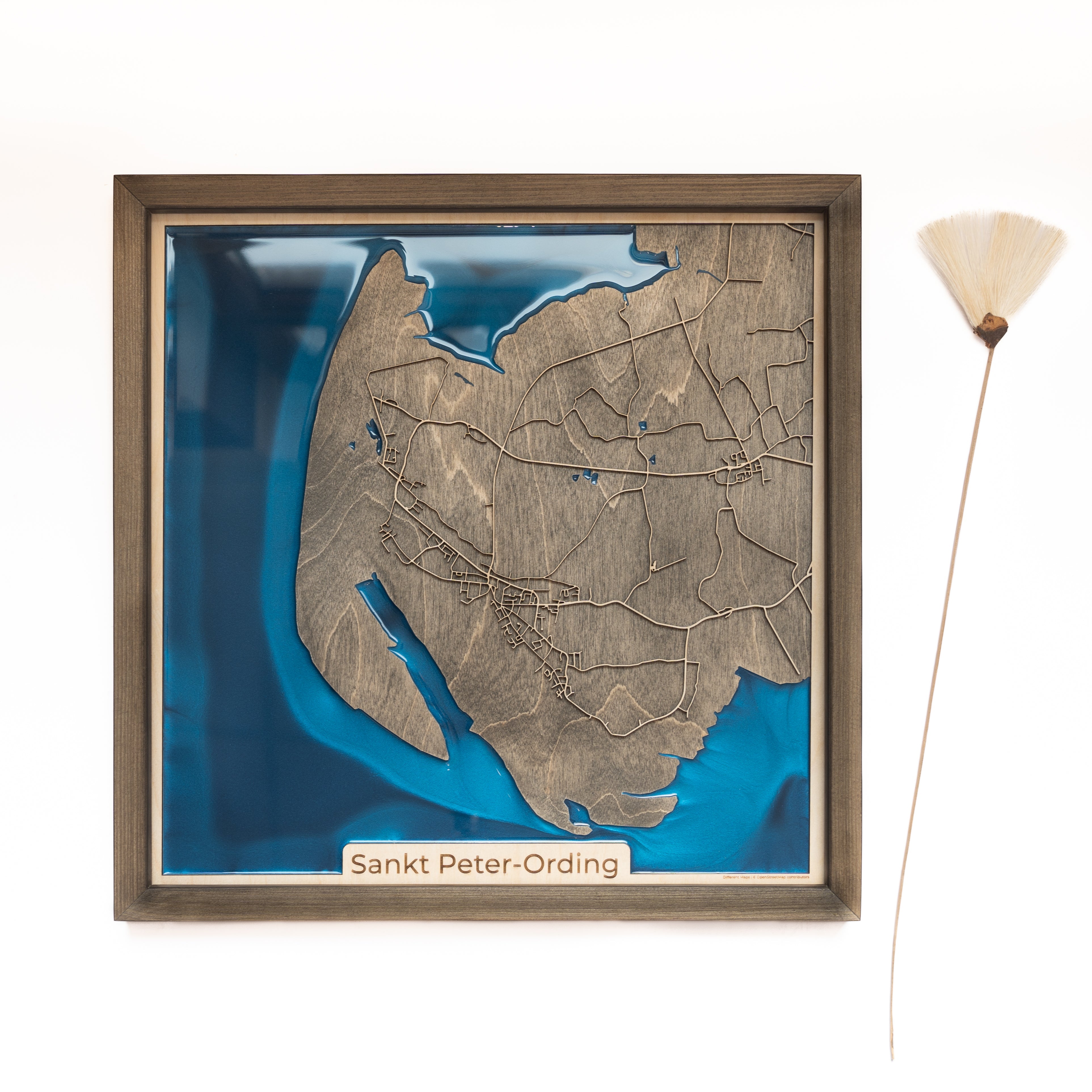 Sankt Peter-Ording Wood Map