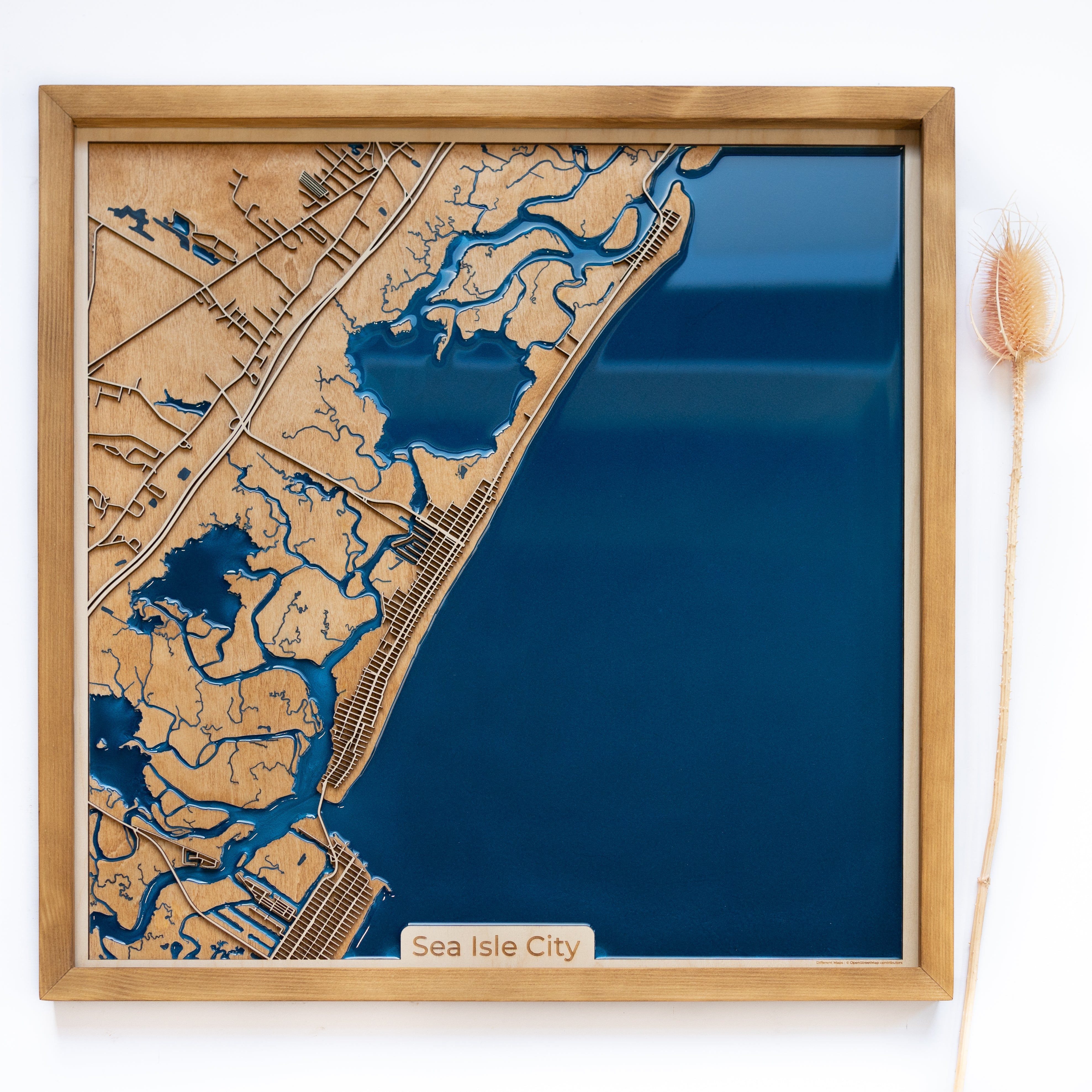 Sea Isle City Wood Map