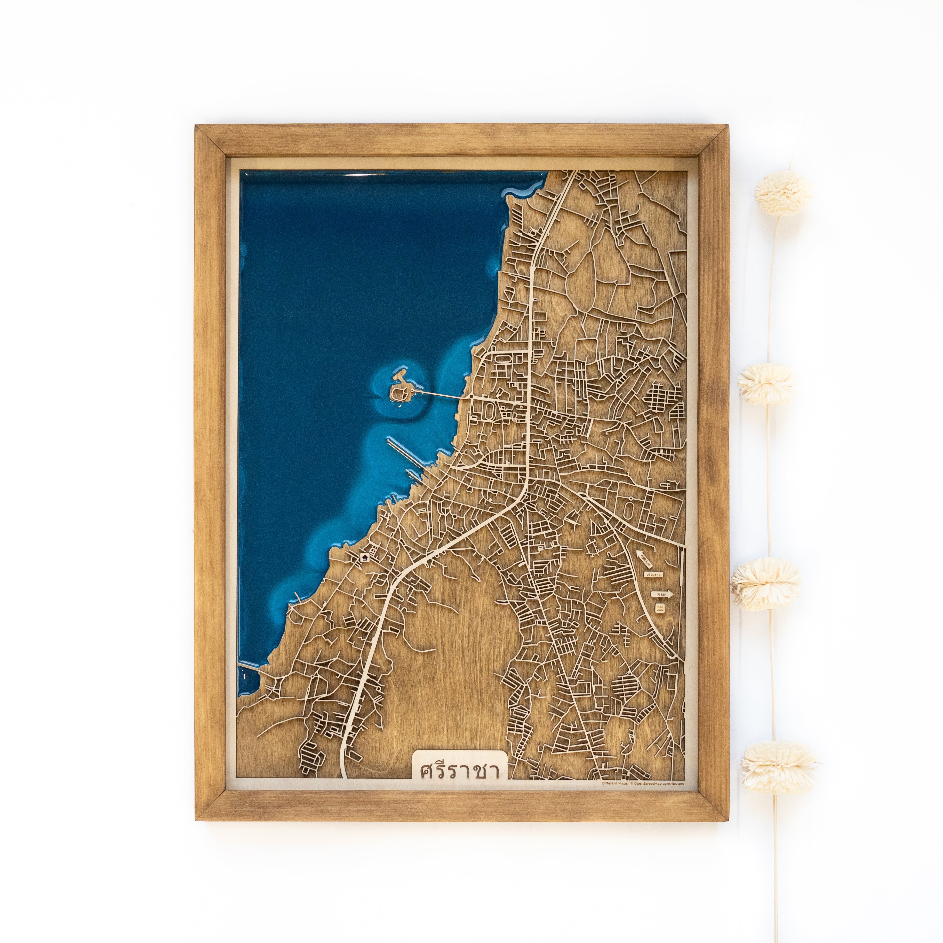Si Racha Wood Map