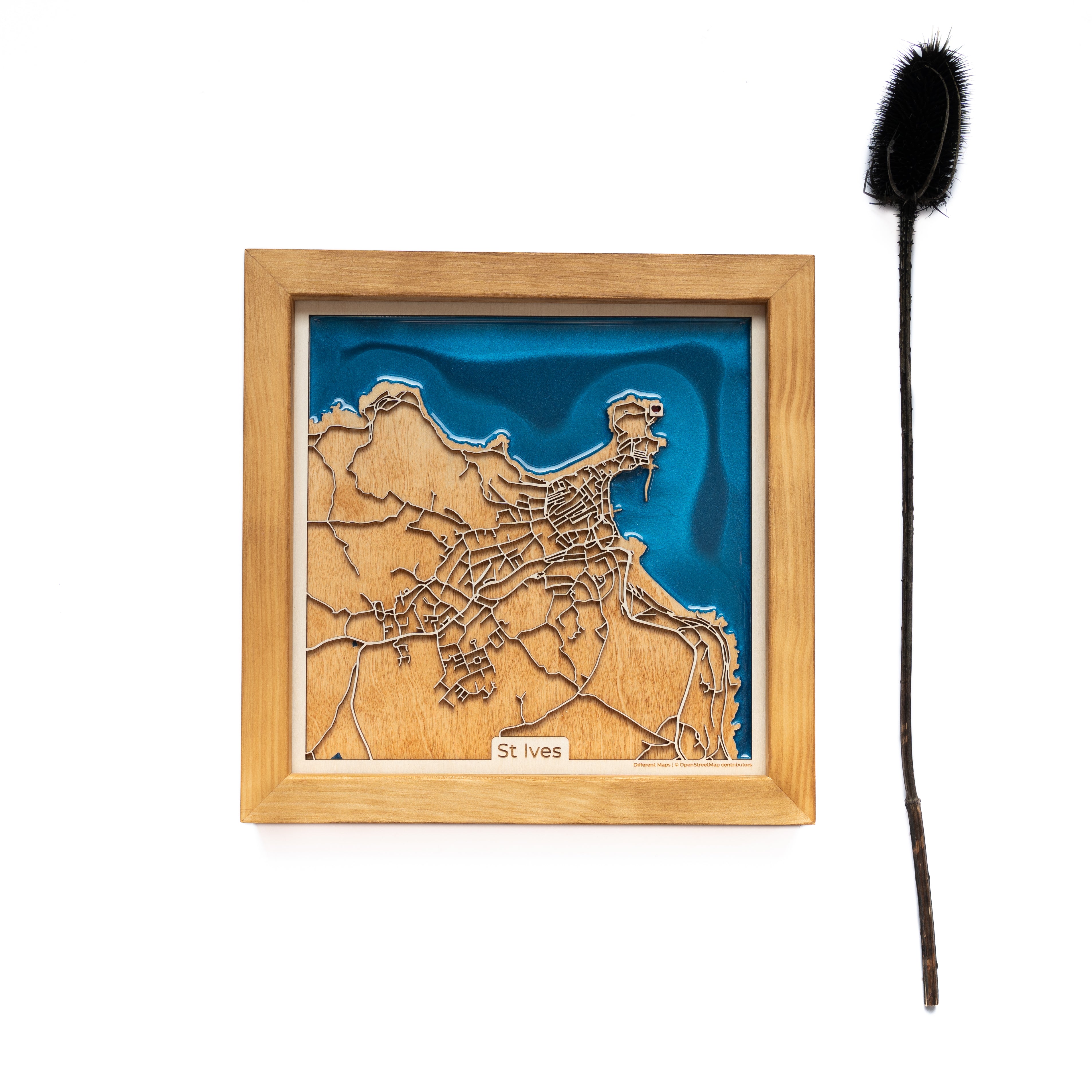 St Ives Wall Map