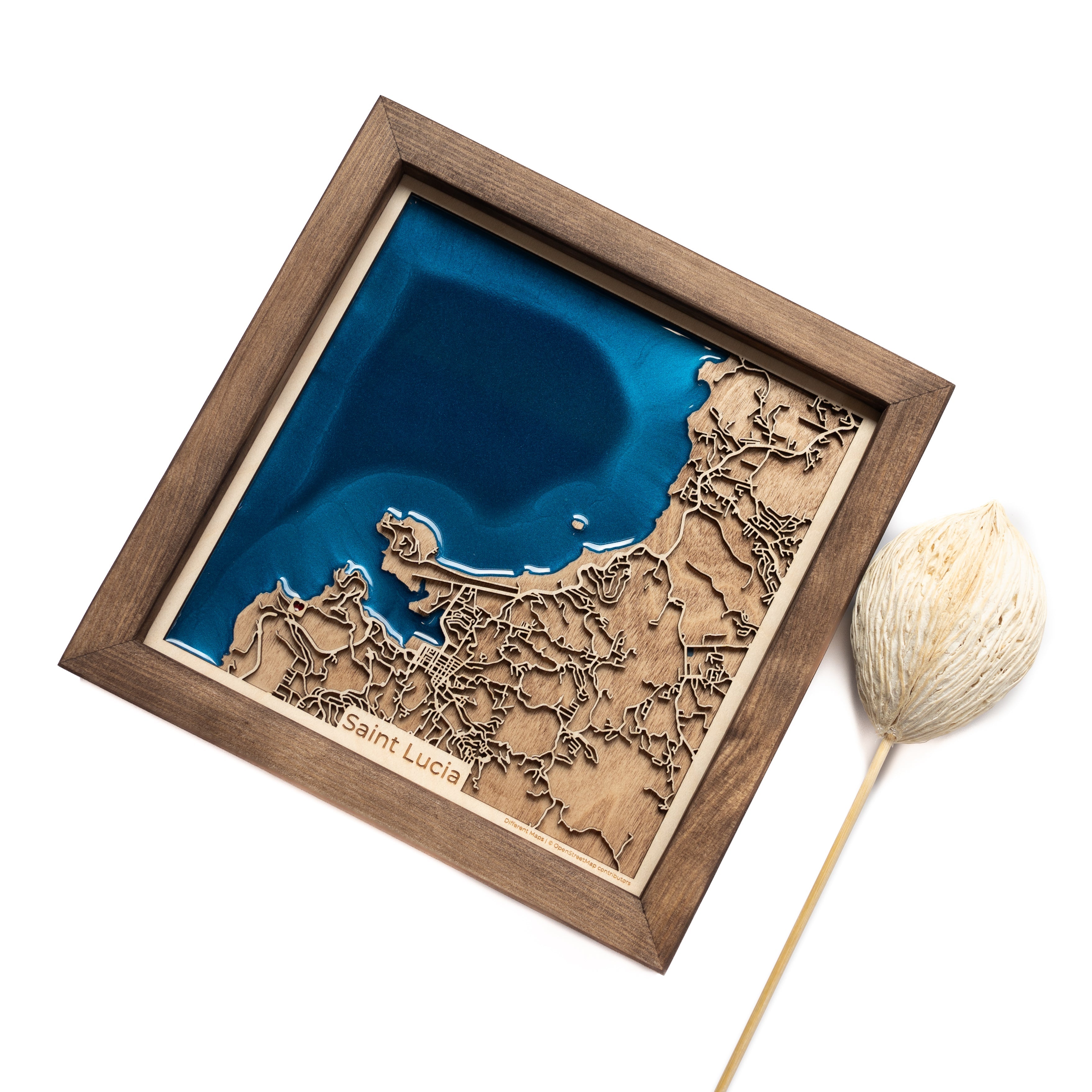 St Lucia Map