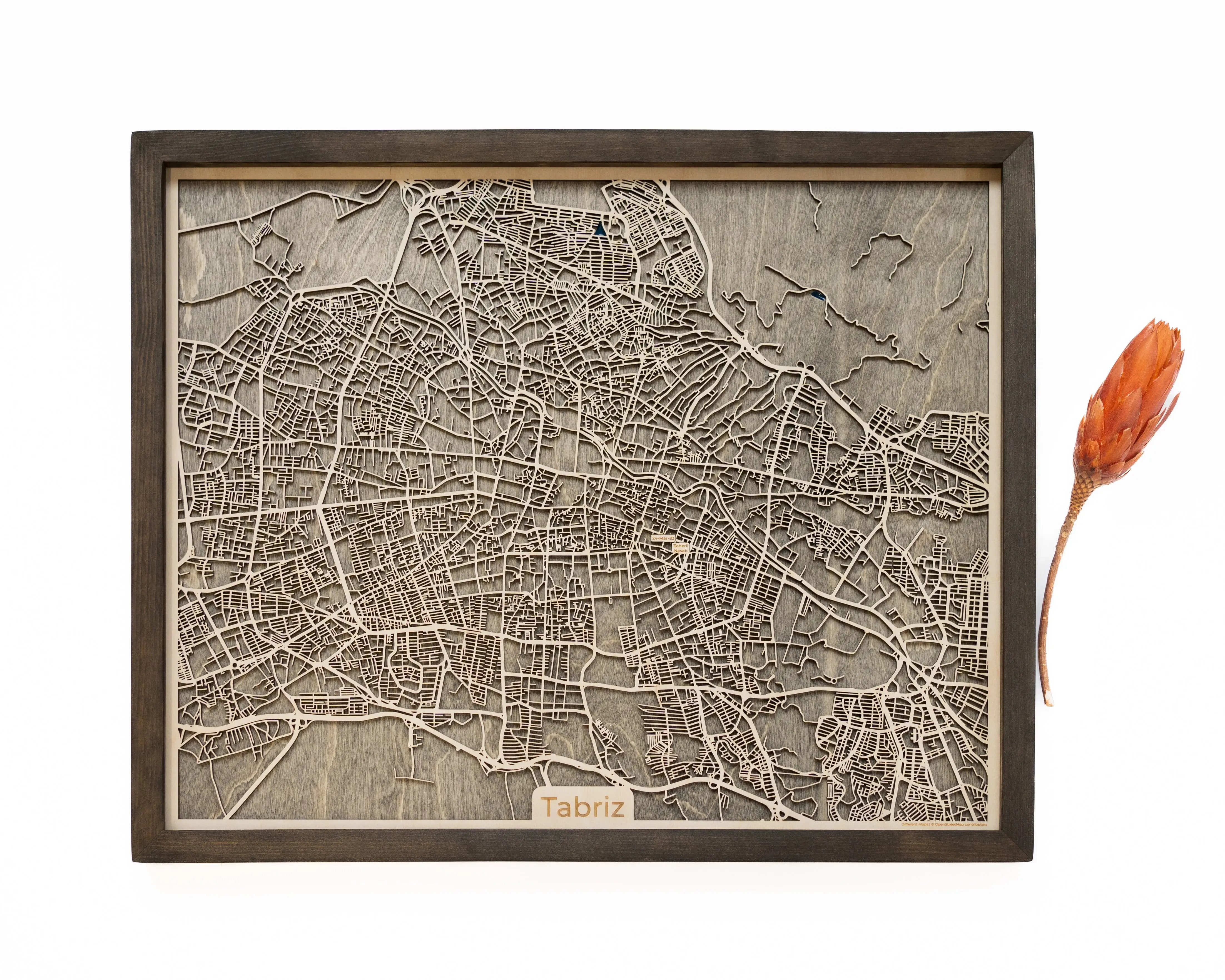 Tabriz Wood Map