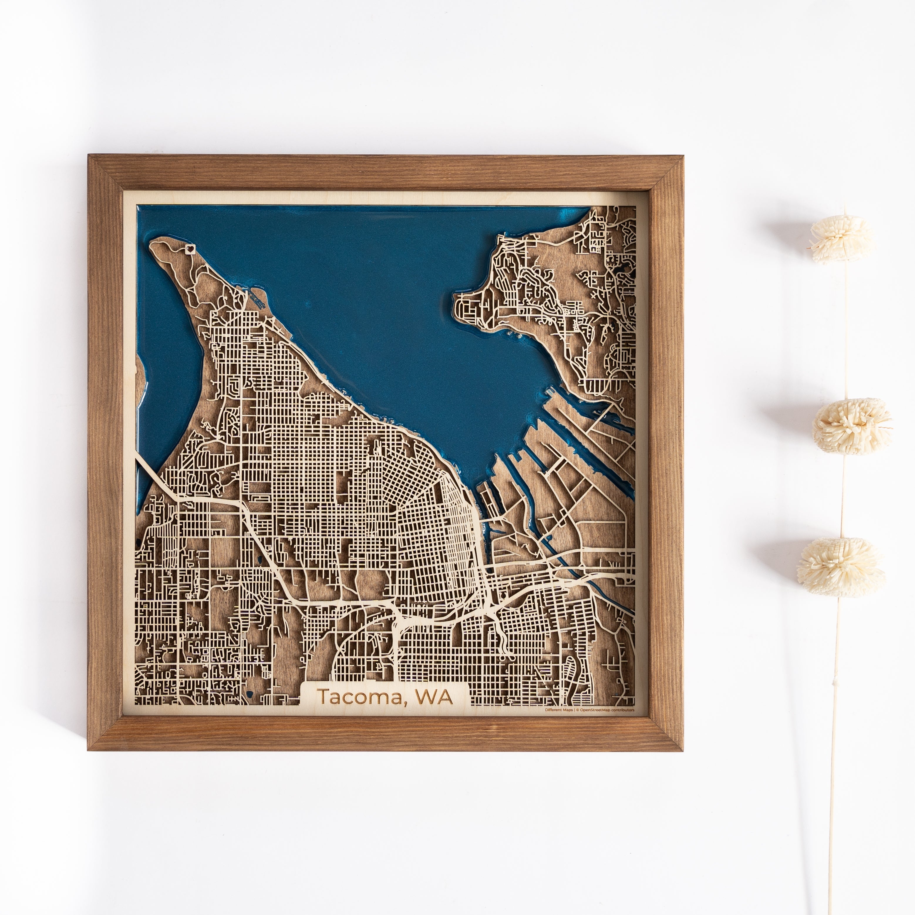 Tacoma Wood Map