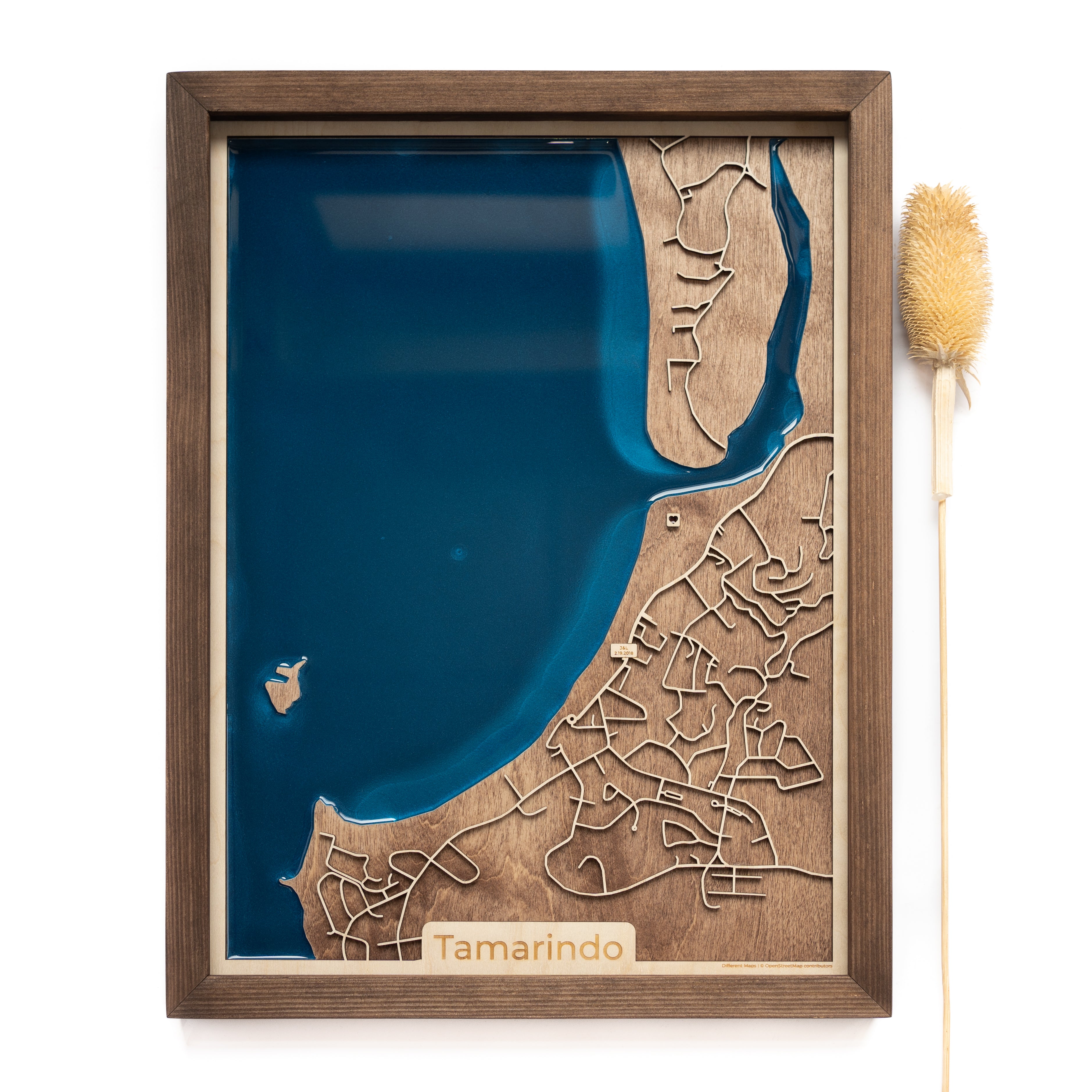 Wooden Map of Any Place in the World
