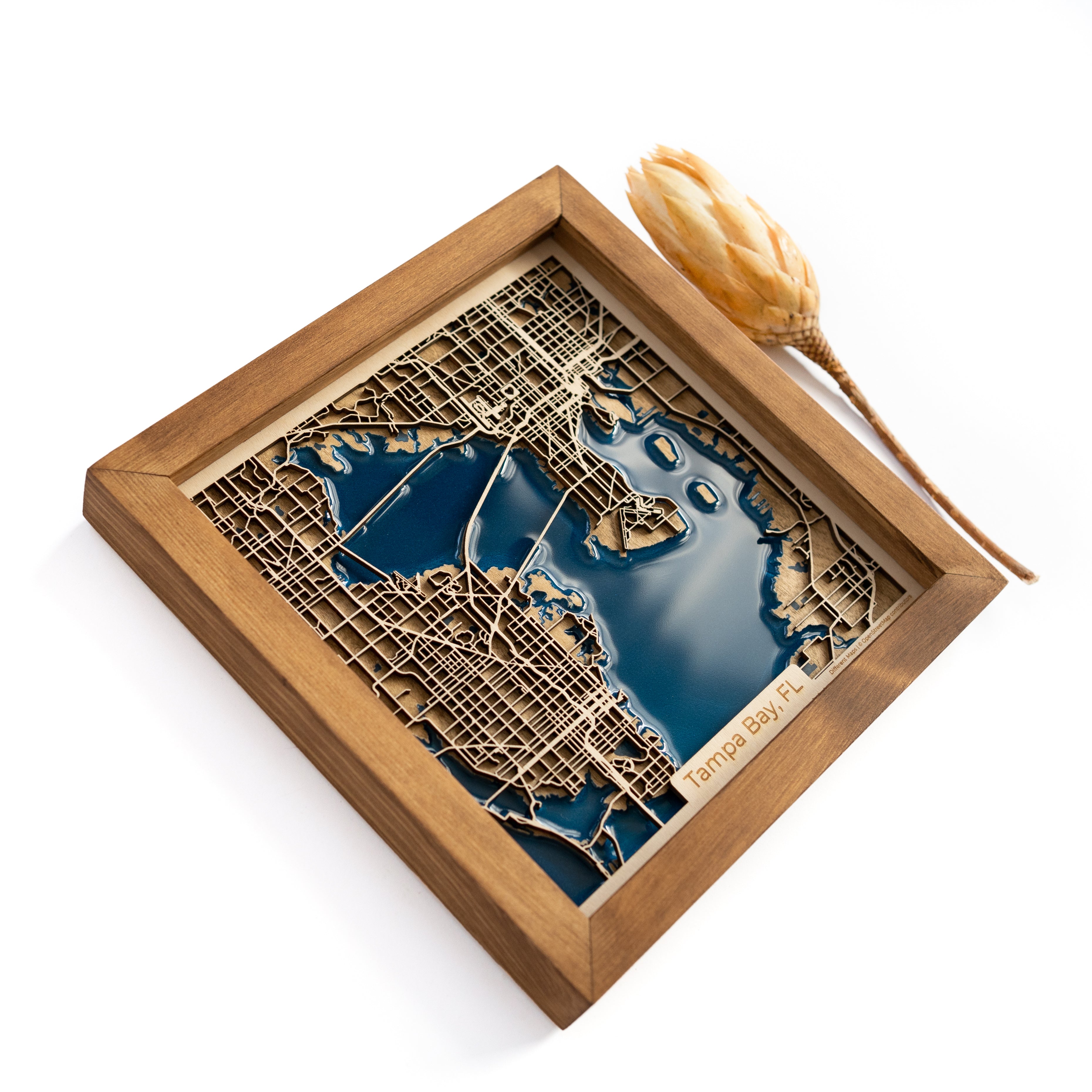 Tampa Bay Wood gift Map