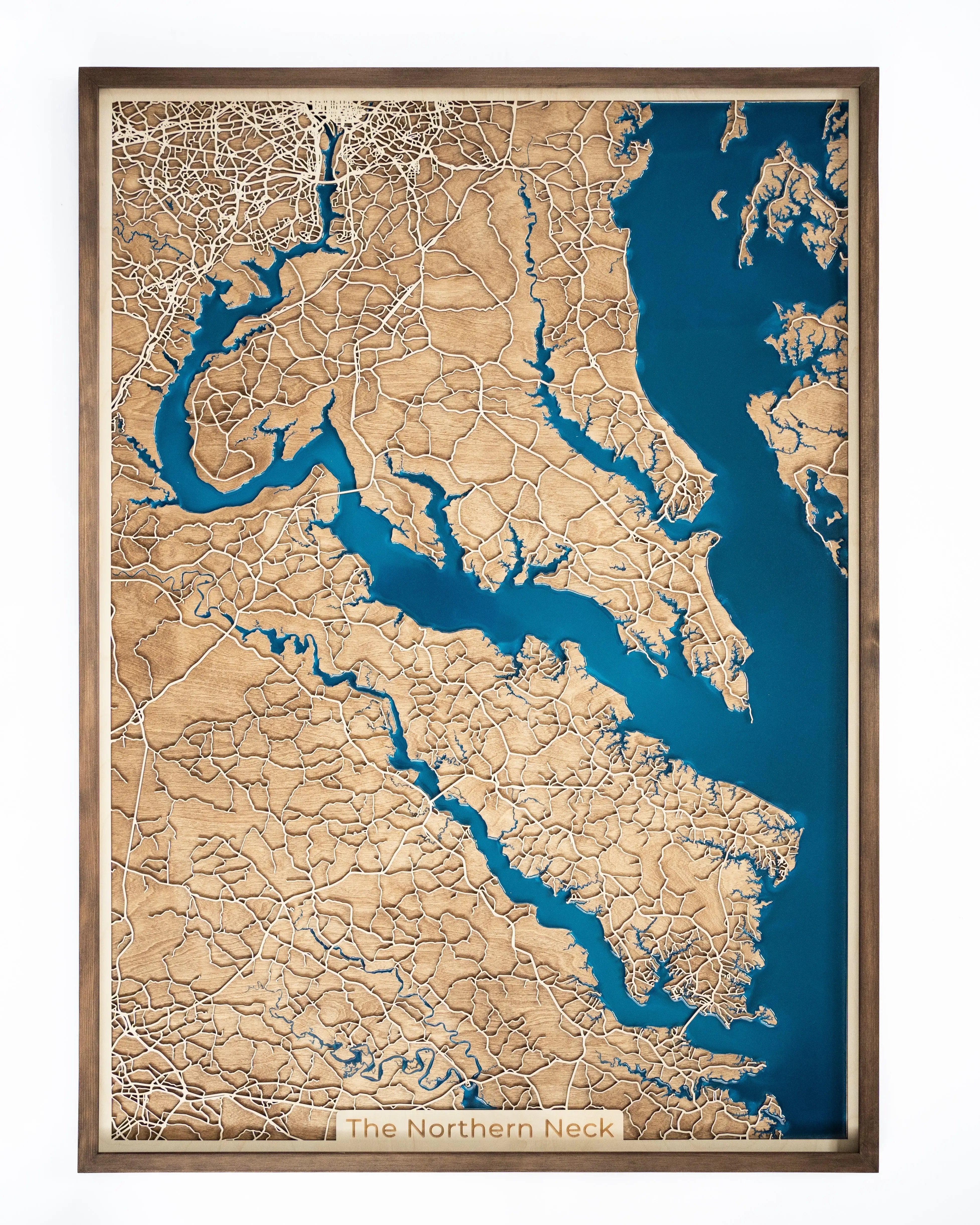 The Northern Neck Wood Map
