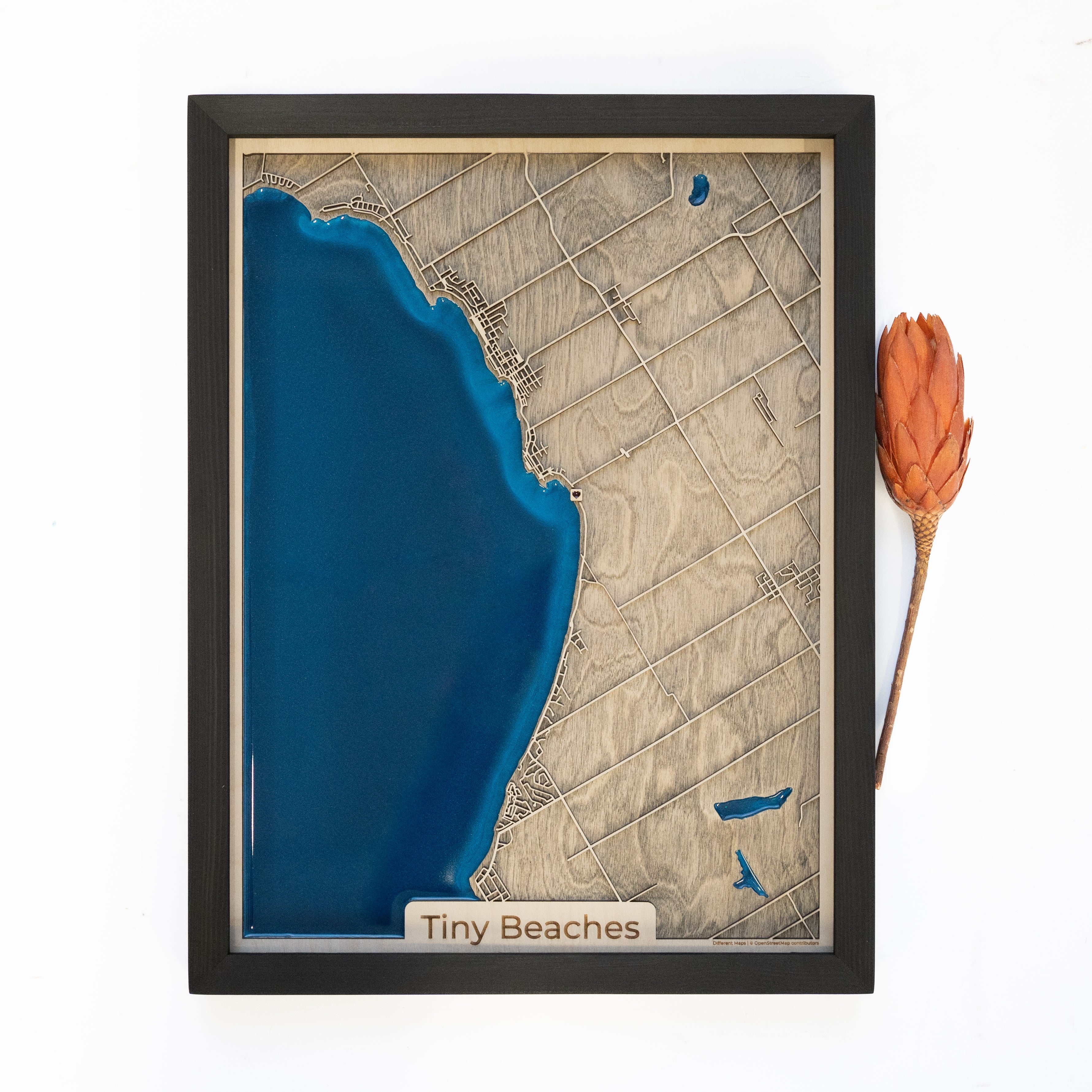 Tiny Beaches Wood Map