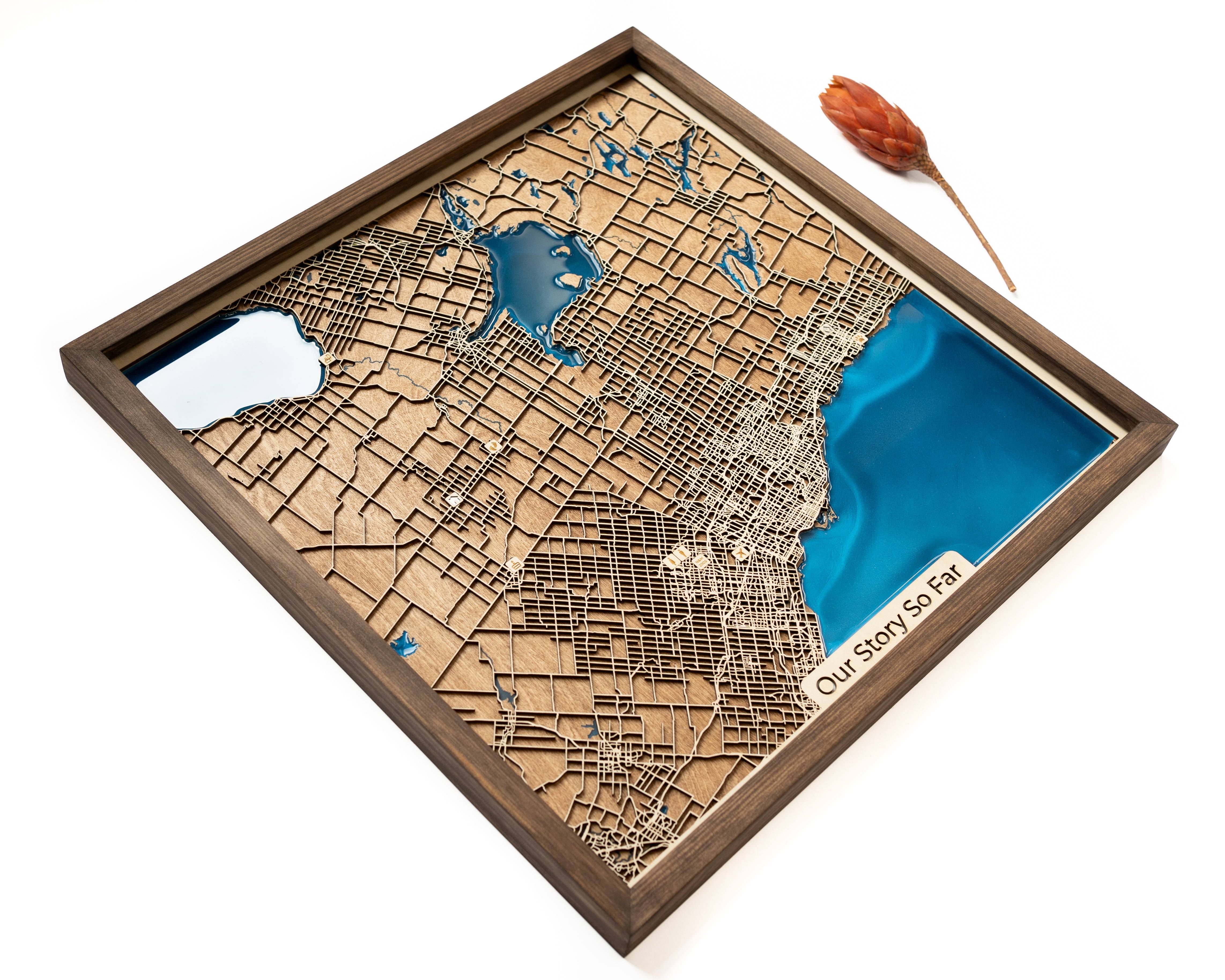 Couple Gift | Map of Any City in The World