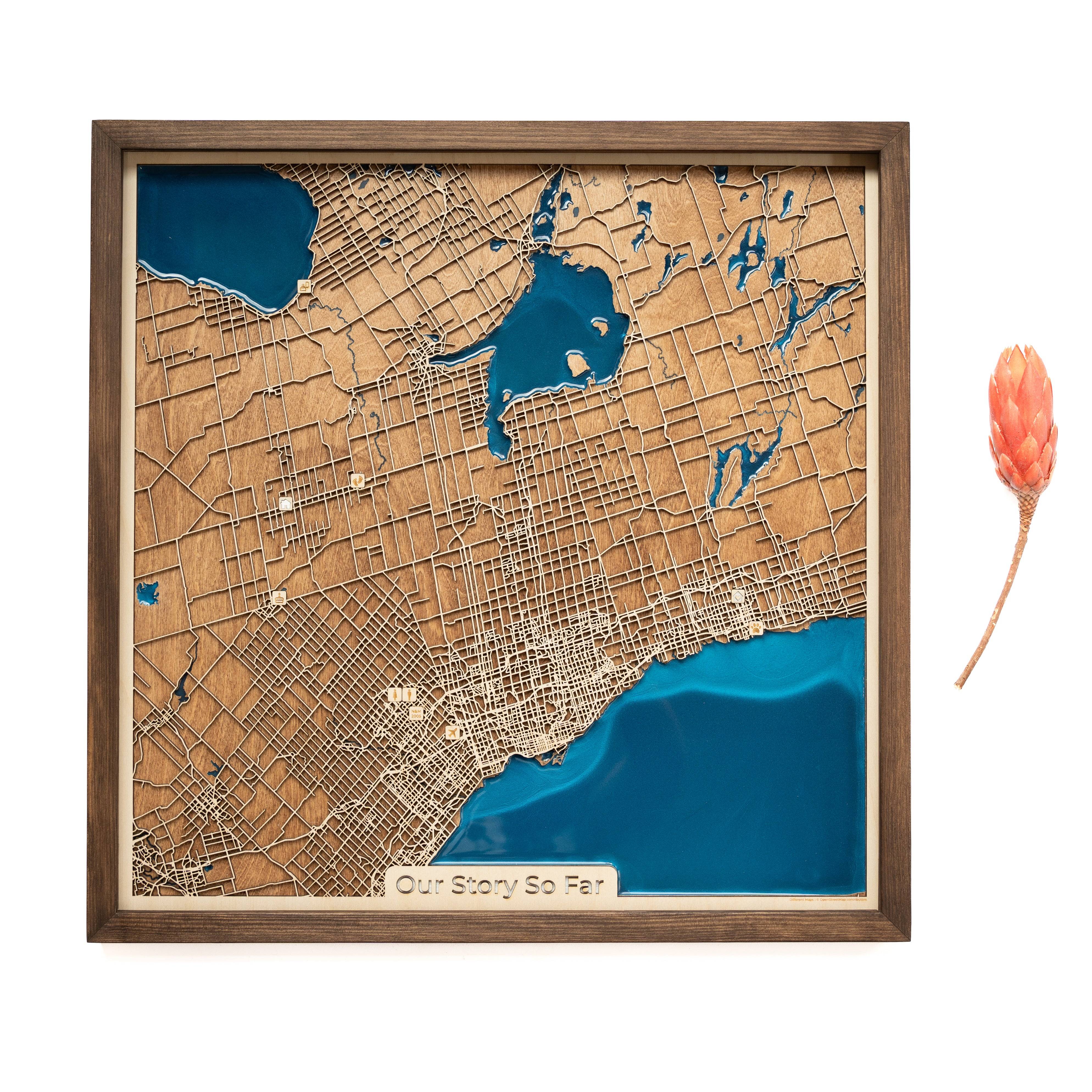 Couple Gift | Map of Any City in The World