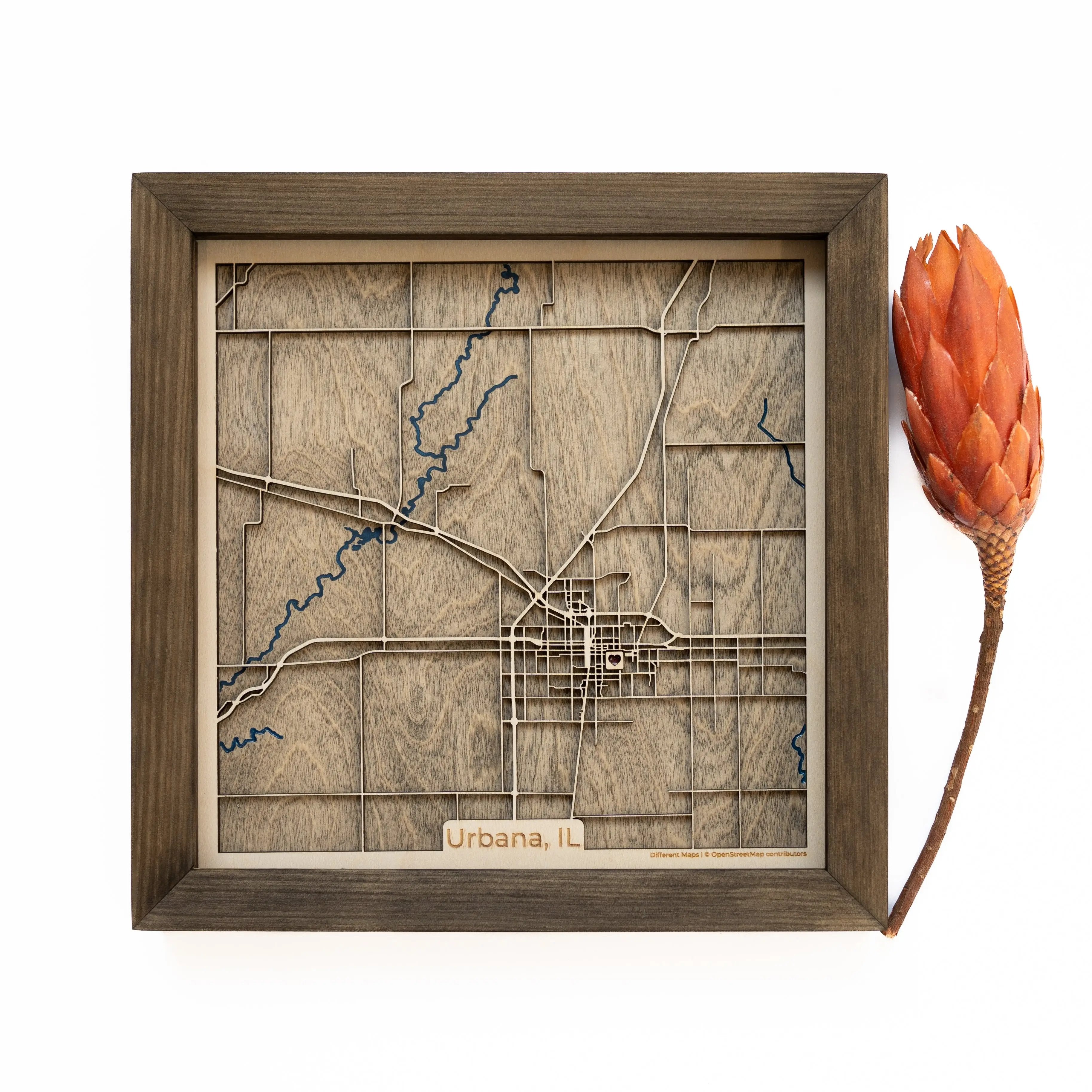 Urbana Wood Map