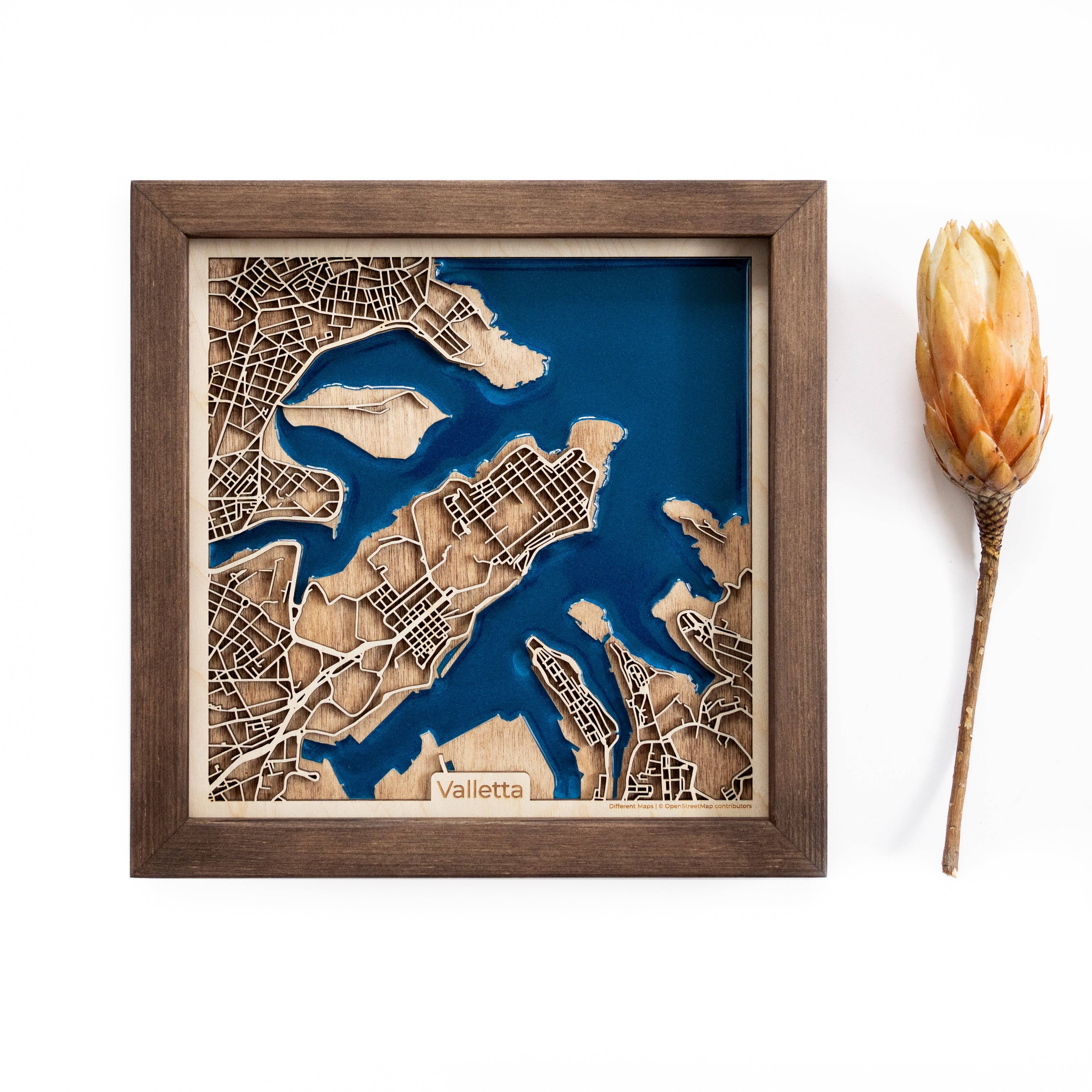 Valletta Wood Map