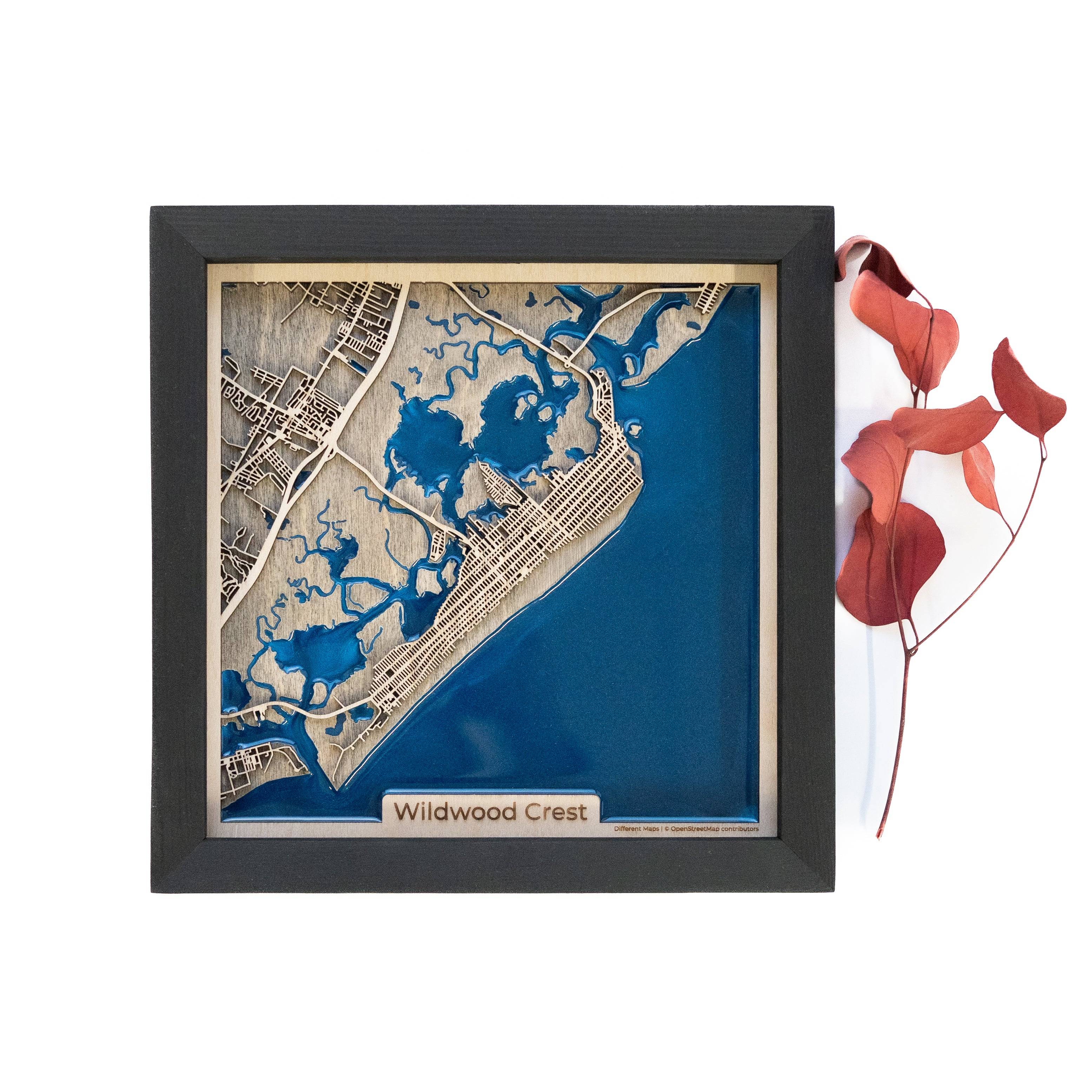 Wildwood Crest Wood Map