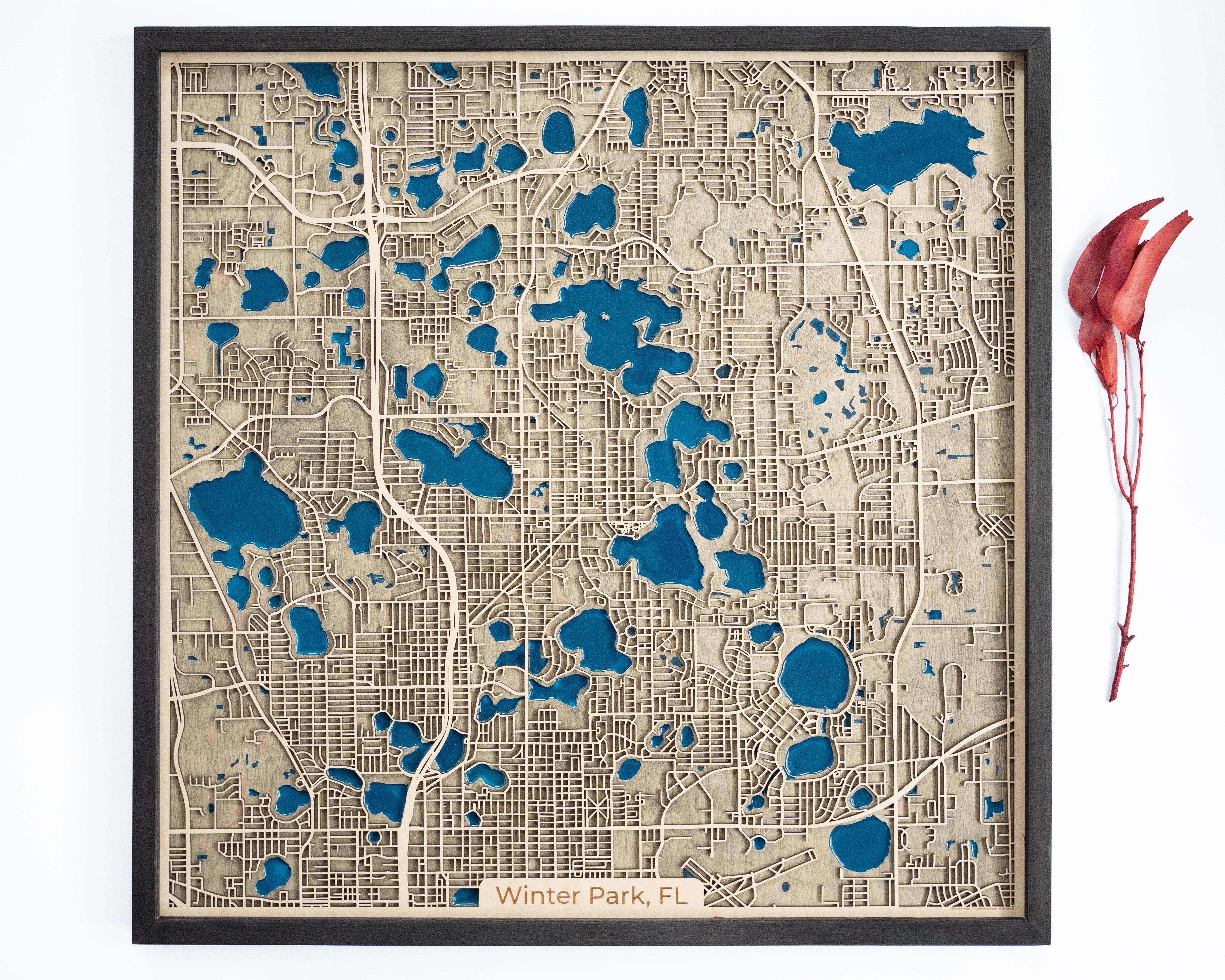 Winter Park Wood Map