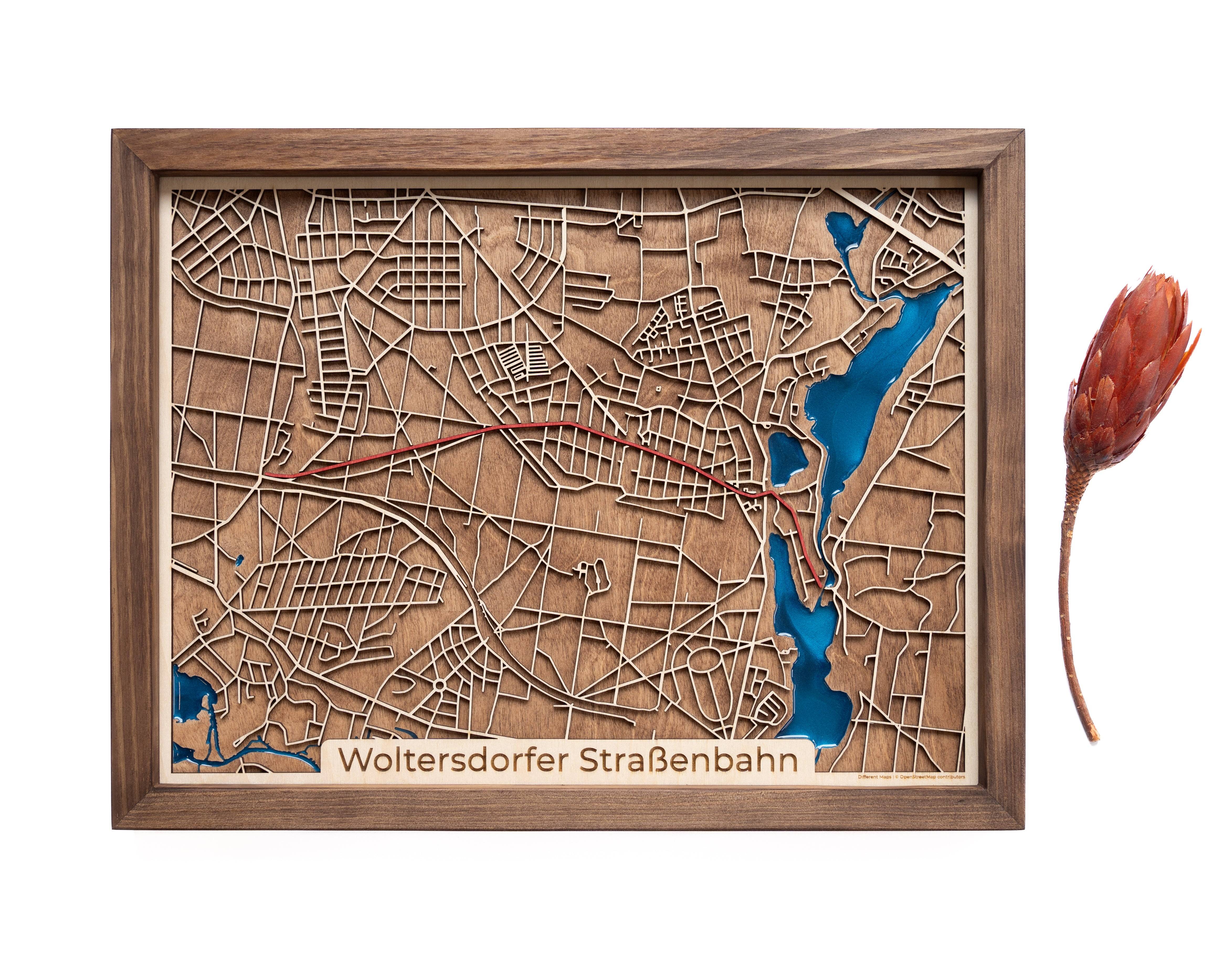 Woltersdorf Wood Map