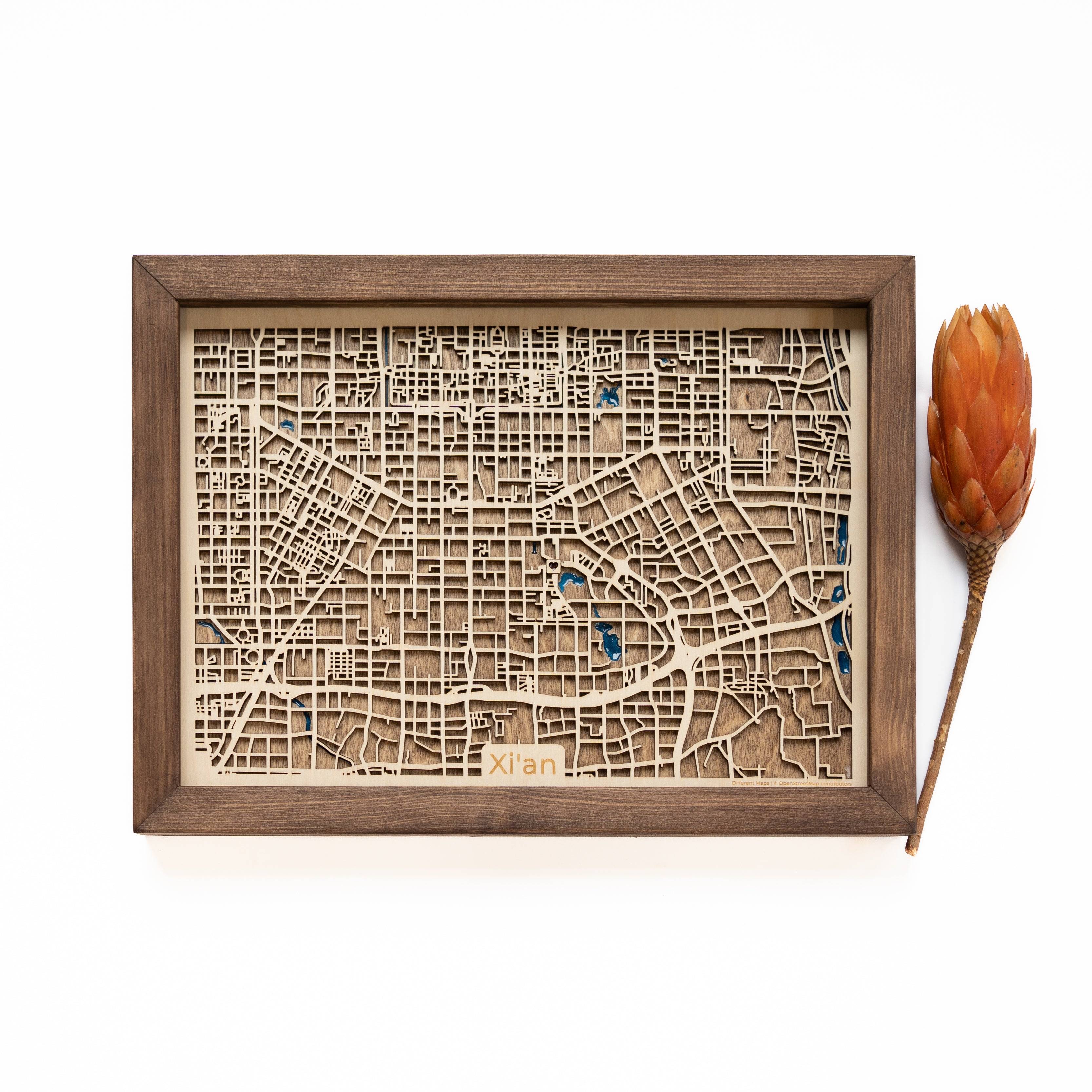 Xi'an Wood Map