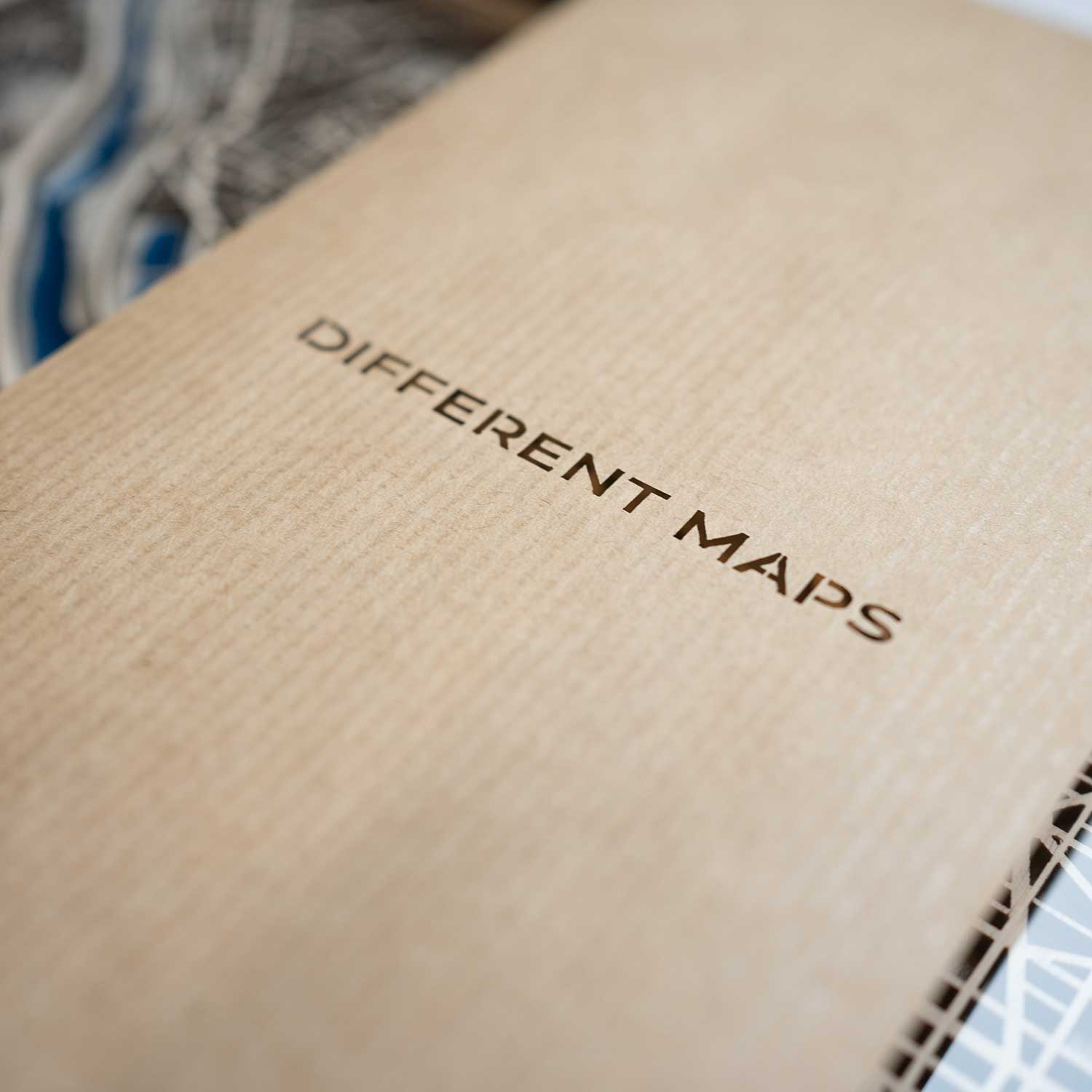 gift wrap paper different maps