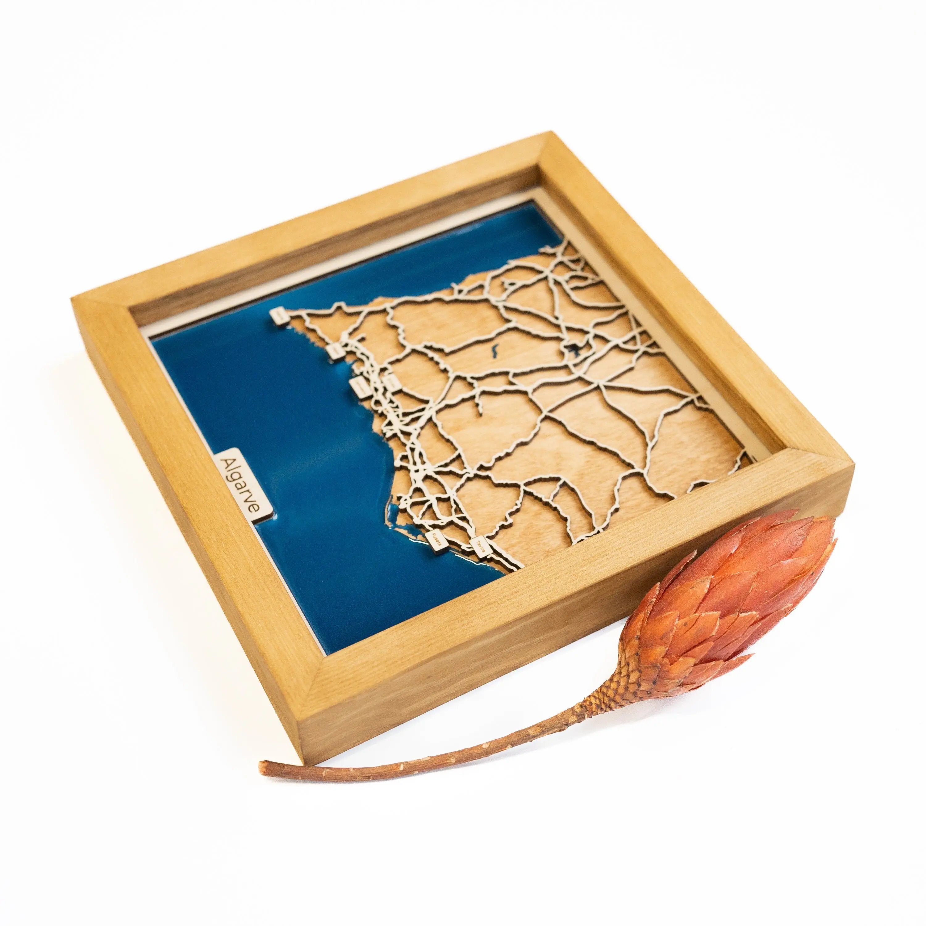 Algarve wood map