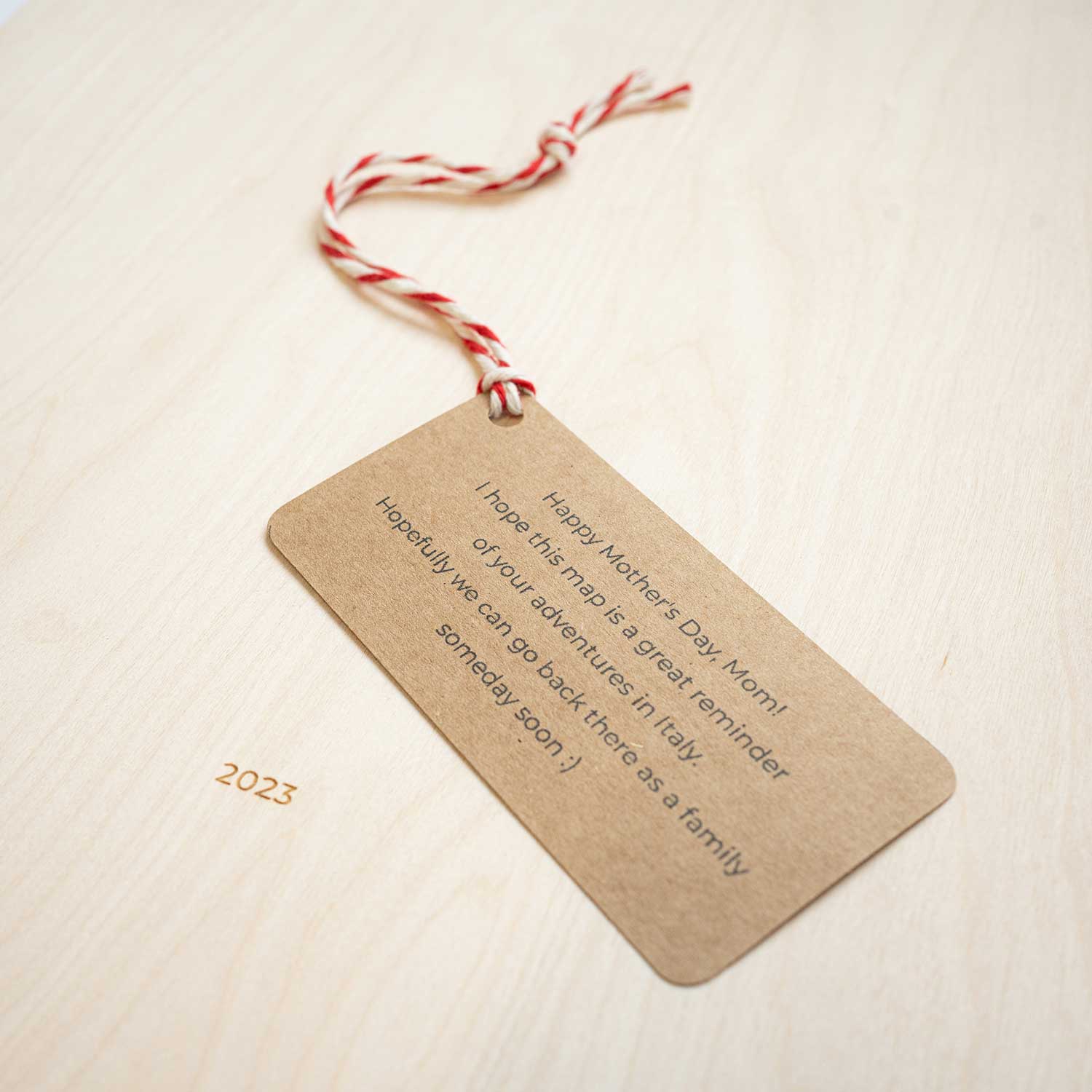 gift message card