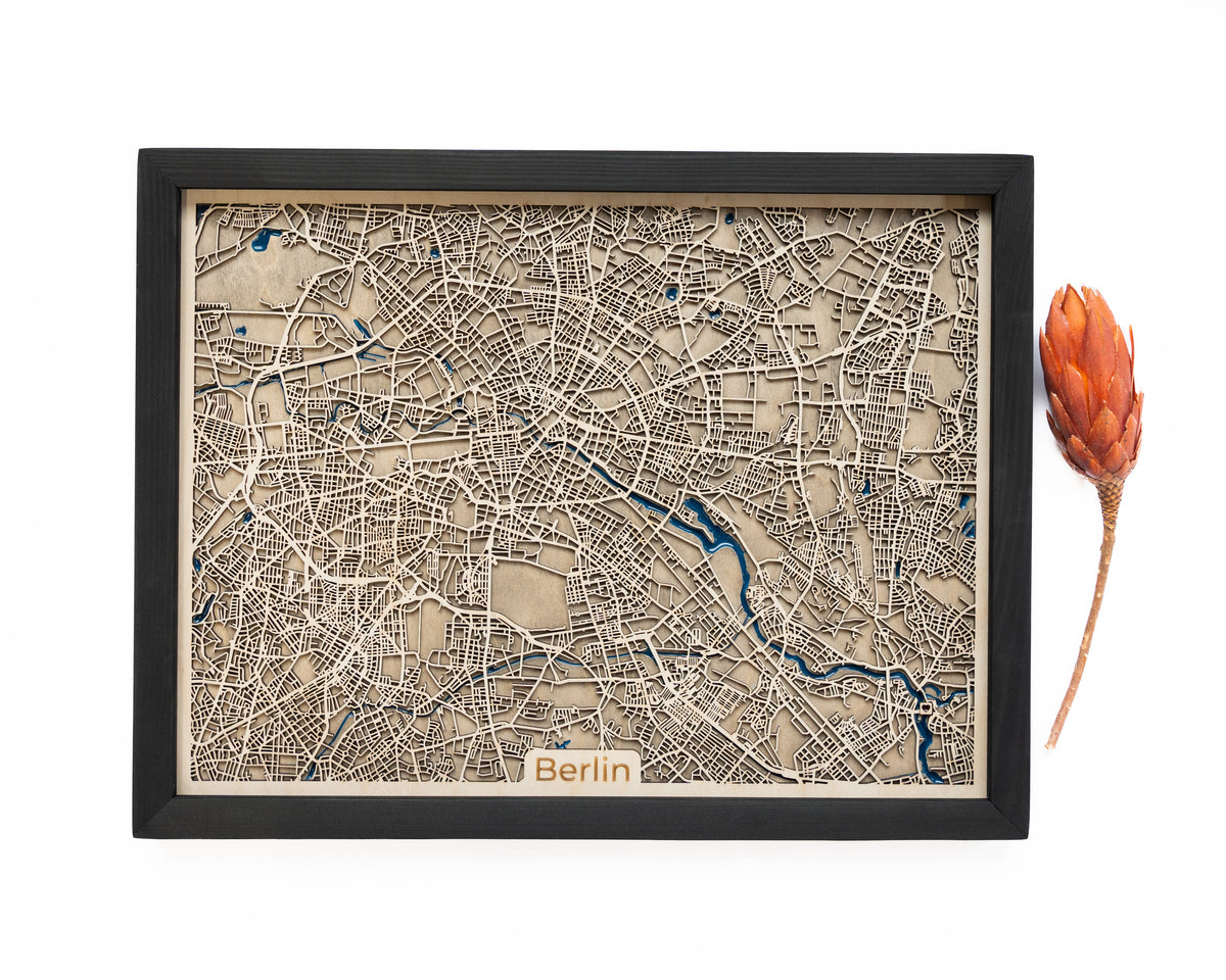 Germany Map - City Decor | Unique Gift for Home